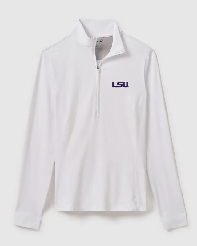 Women's Louisiana State Susie Performance 1/4 Zip sold by Johnnie-O