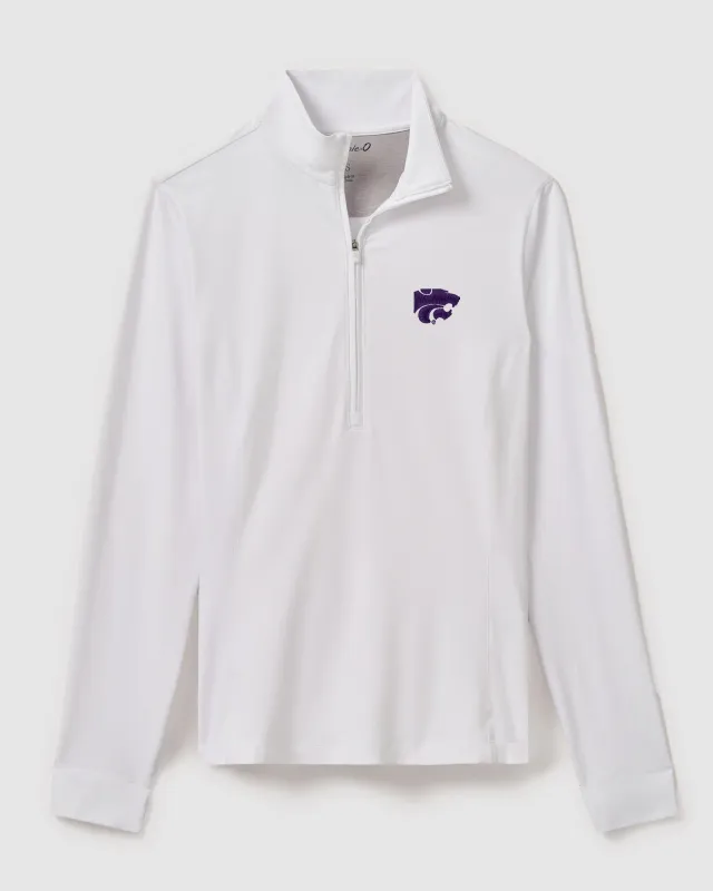 Women's Kansas State Susie Performance 1/4 Zip sold by Johnnie-O