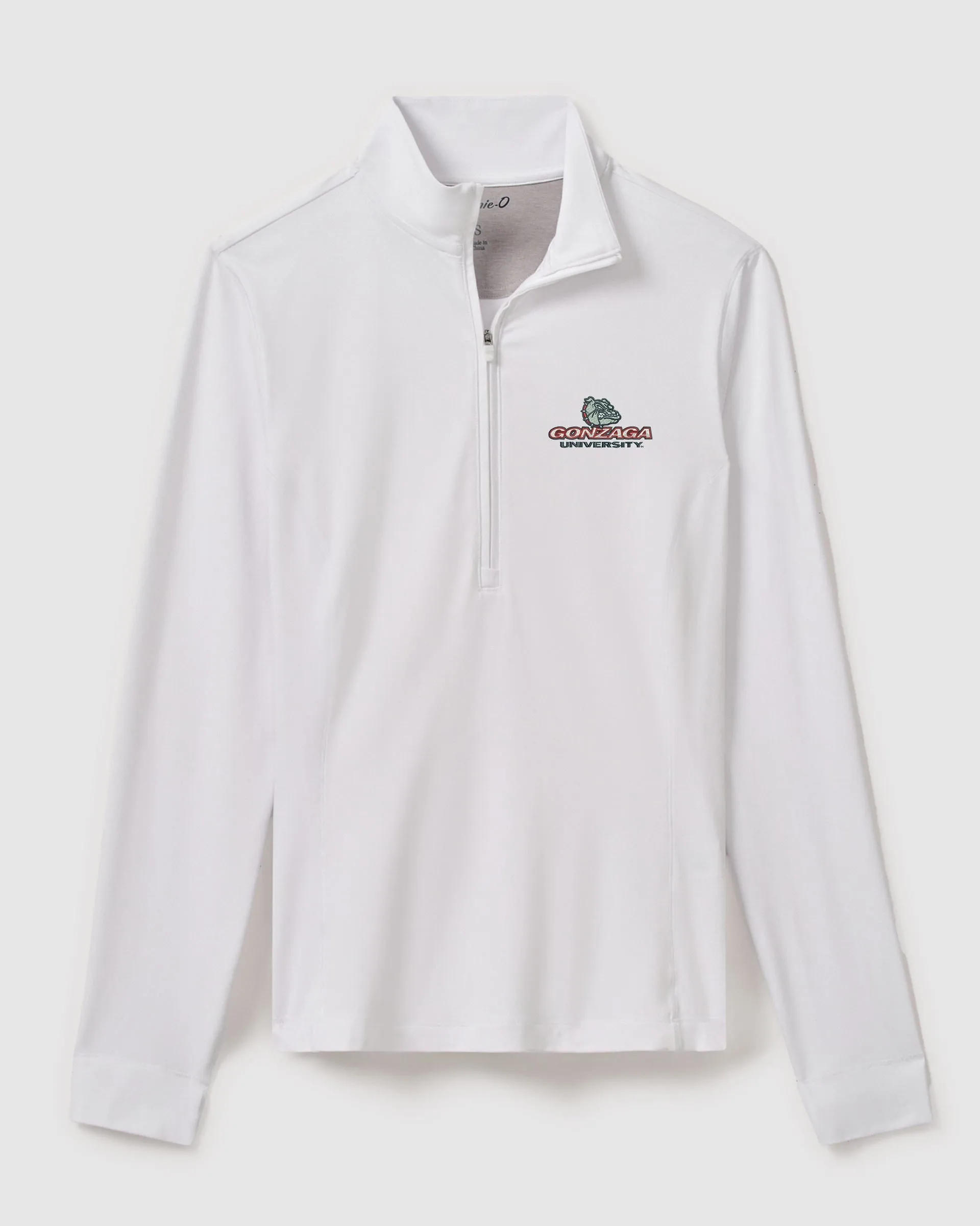 Women's Gonzaga Susie Performance 1/4 Zip - Script Logo sold by Johnnie-O product image thumbnail 3