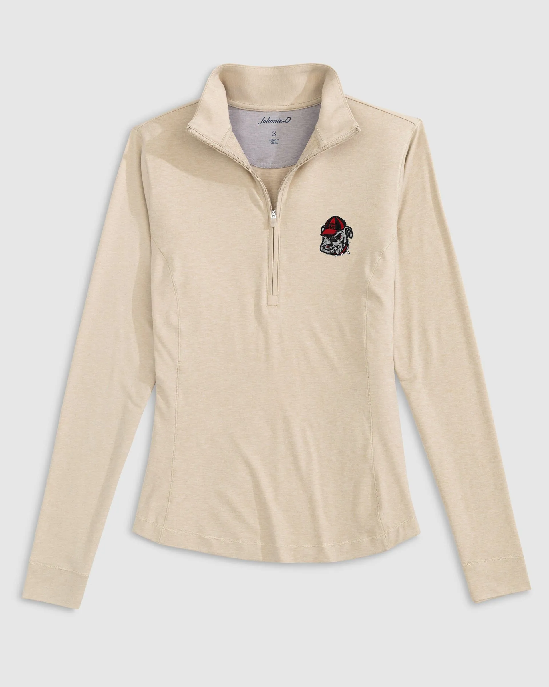 Women's Georgia Susie Performance 1/4 Zip - Bulldog Head Logo sold by Johnnie-O product image thumbnail 3