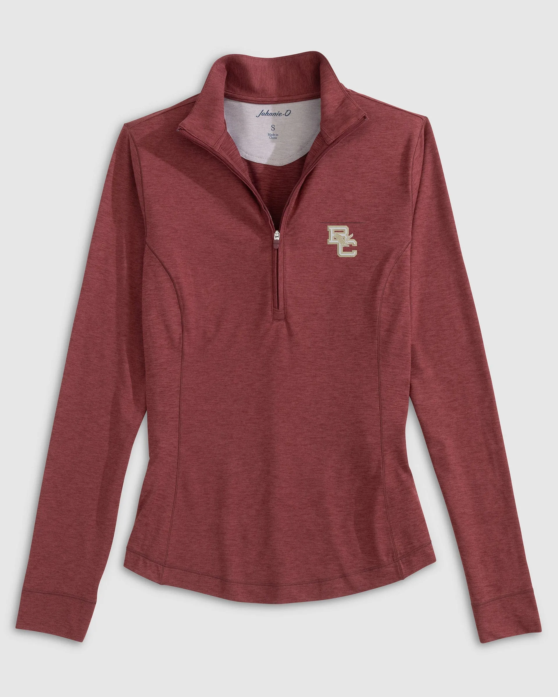 Women's Boston College Susie Performance 1/4 Zip - Heritage Logo sold by Johnnie-O product image thumbnail 3