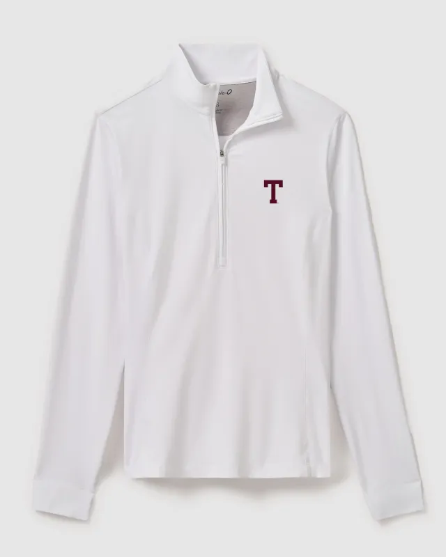 Women's Texas A&M Susie Performance 1/4 Zip - Vault Logo sold by Johnnie-O