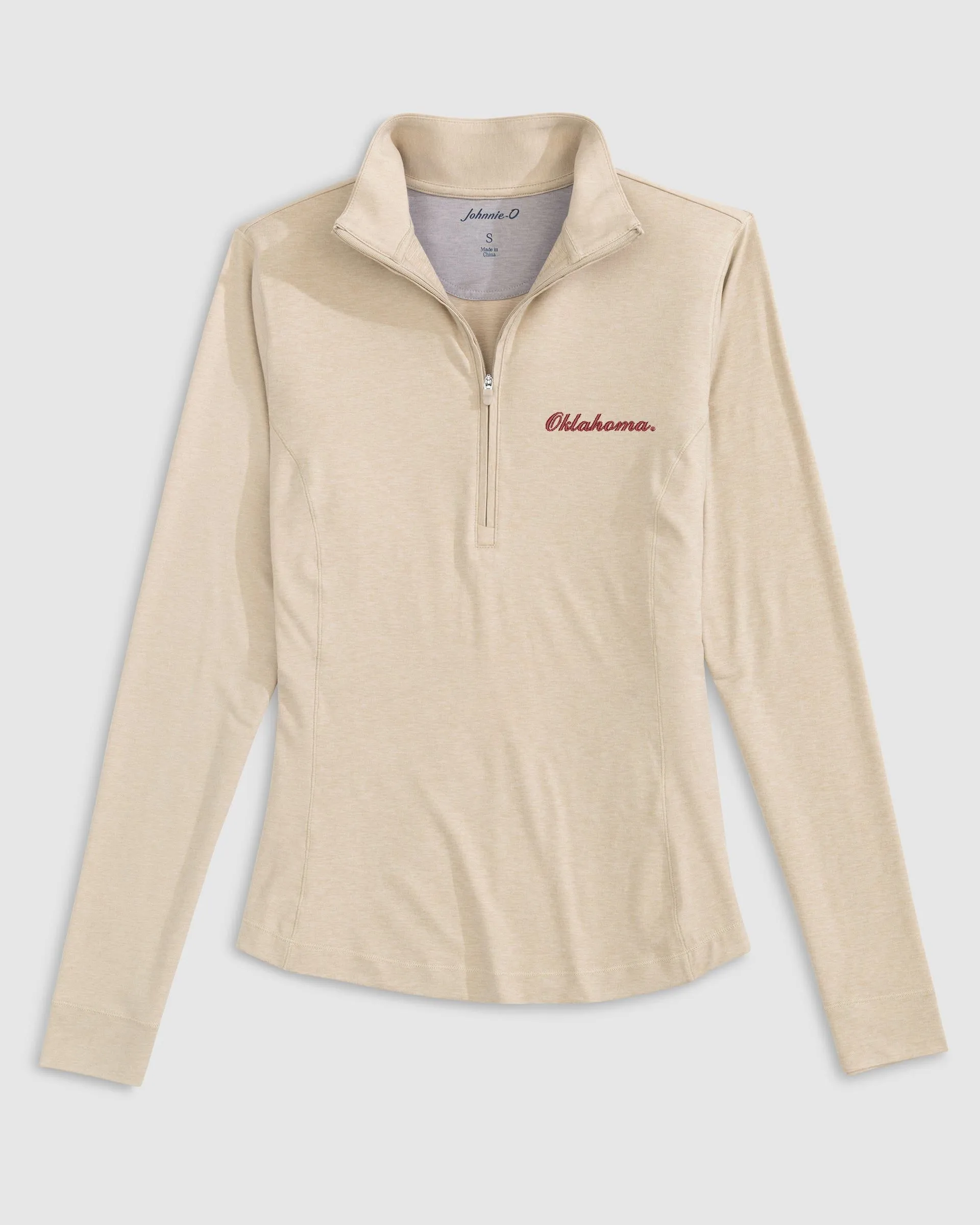Women's Oklahoma Susie Performance 1/4 Zip - Script Logo sold by Johnnie-O product image thumbnail 3