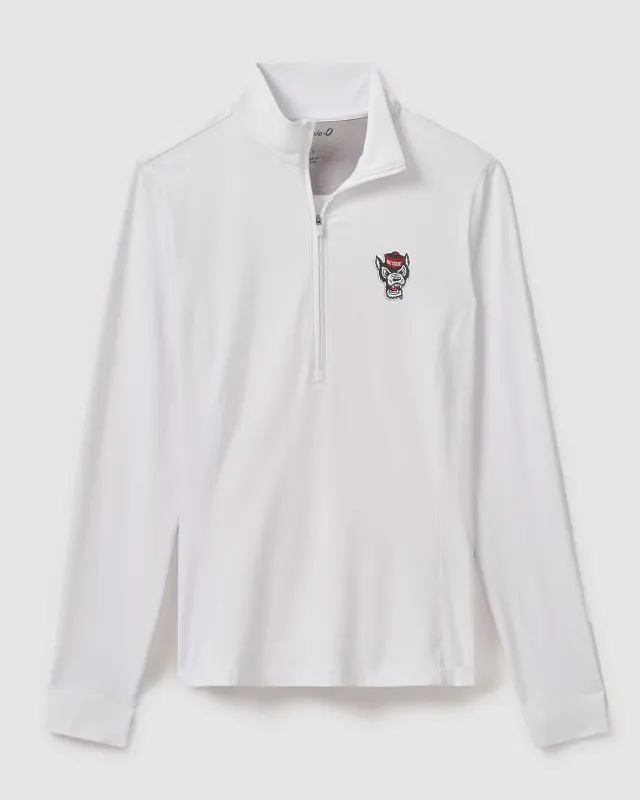 Women's Nc State Susie Performance 1/4 Zip - Wolf Logo sold by Johnnie-O