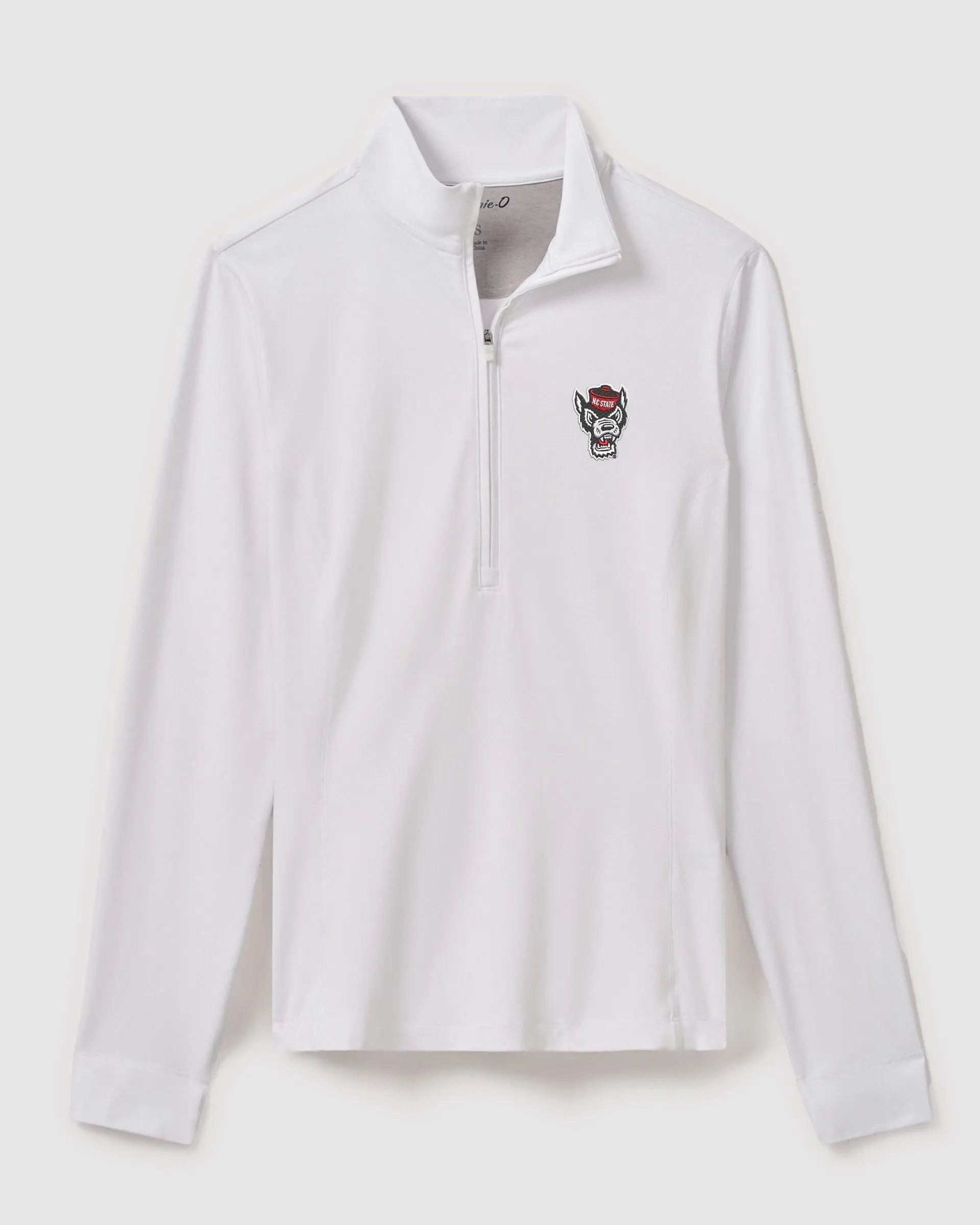 Women's Nc State Susie Performance 1/4 Zip - Wolf Logo sold by Johnnie-O