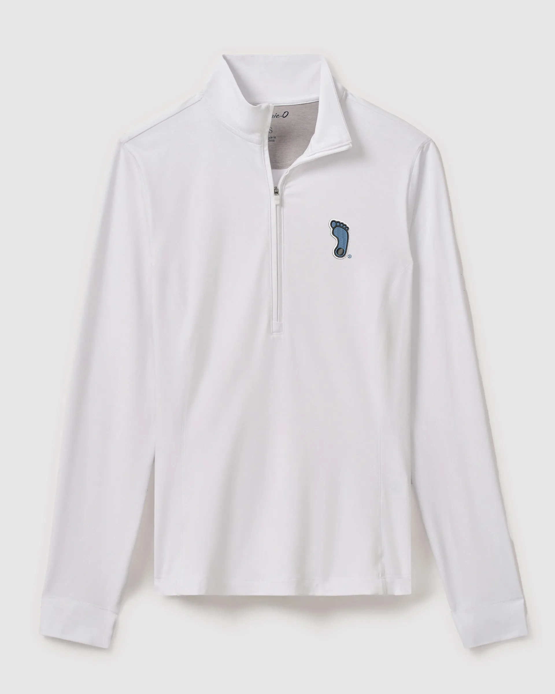Women's University of North Carolina Susie Performance 1/4 Zip - Tar Heel Logo sold by Johnnie-O
