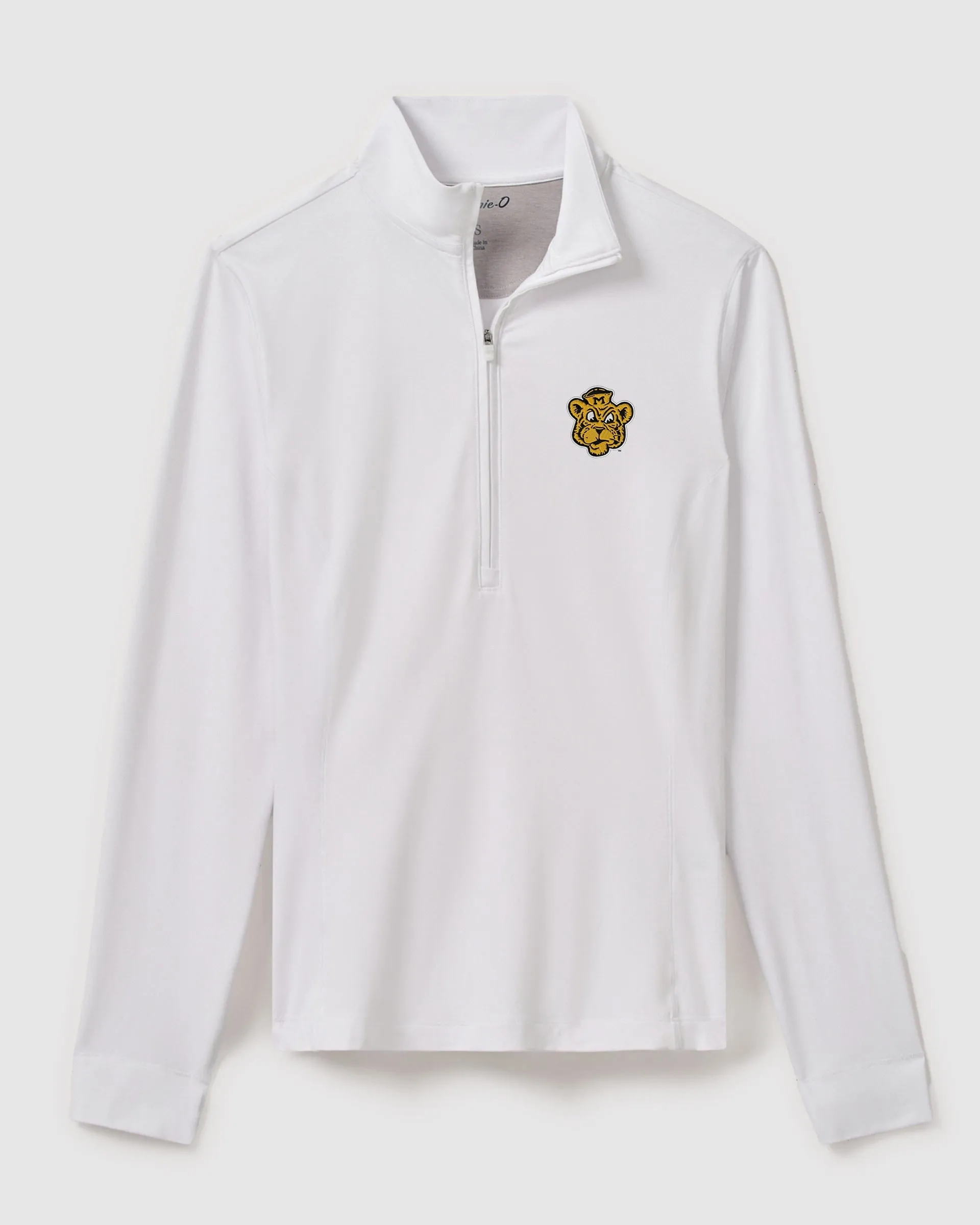 Women's Missouri Susie Performance 1/4 Zip - Vault Logo sold by Johnnie-O