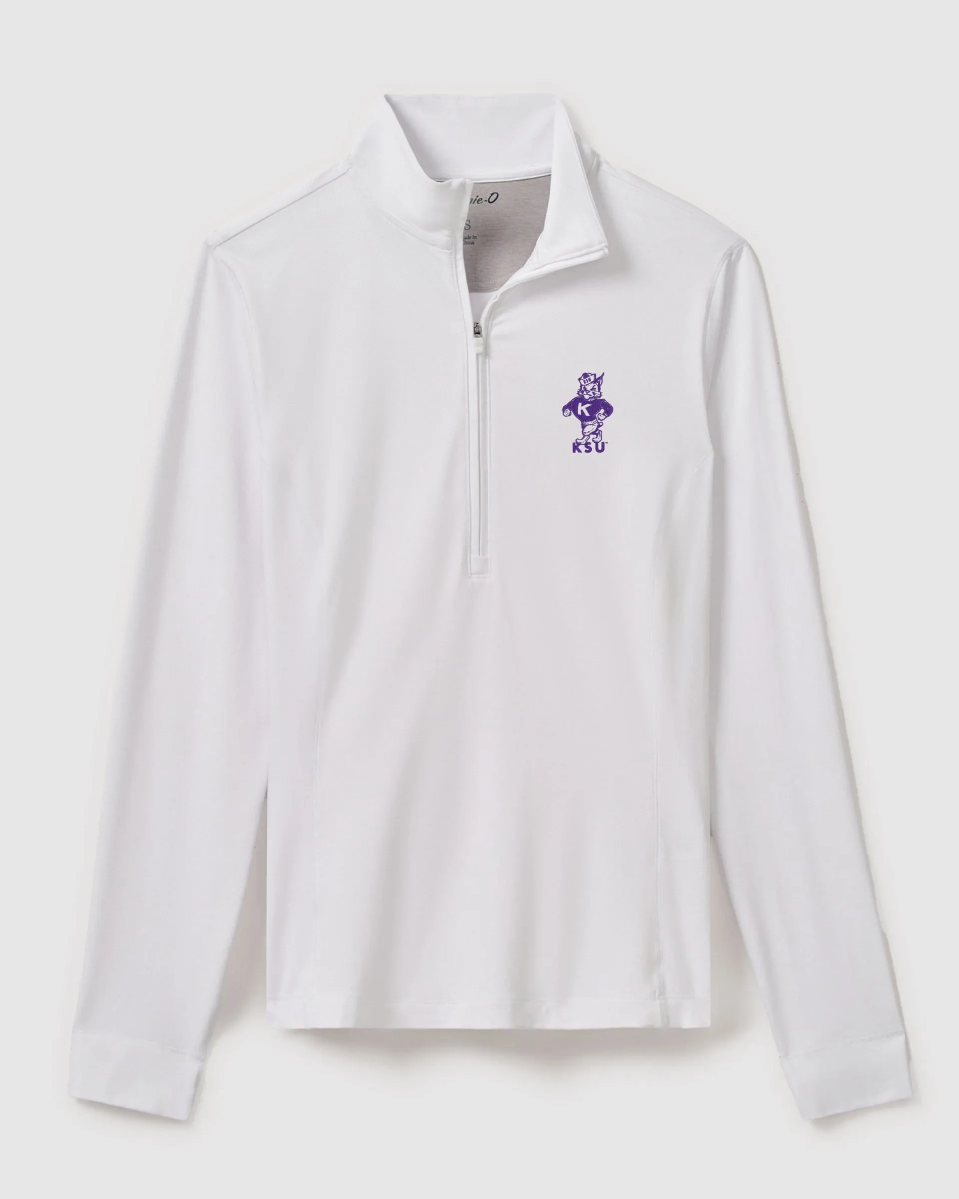Women's Kansas State Susie Performance 1/4 Zip - Vault Logo sold by Johnnie-O
