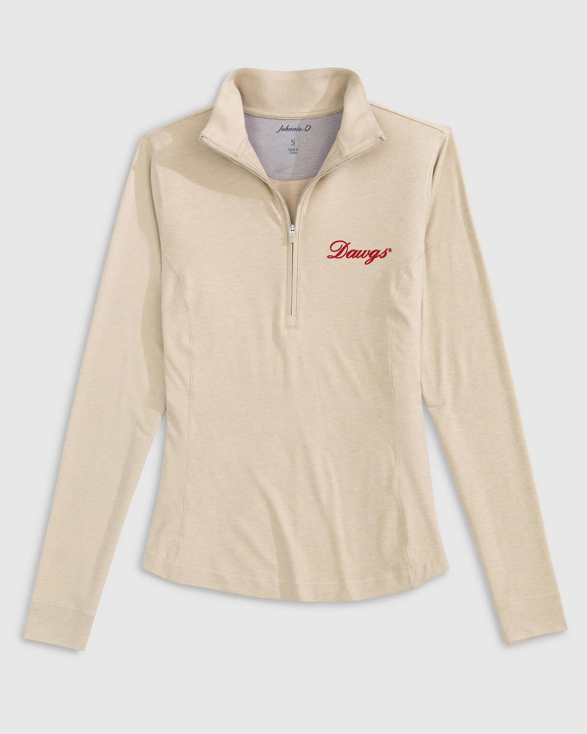 Women's Georgia Susie Performance 1/4 Zip - Script Logo sold by Johnnie-O product image thumbnail 3