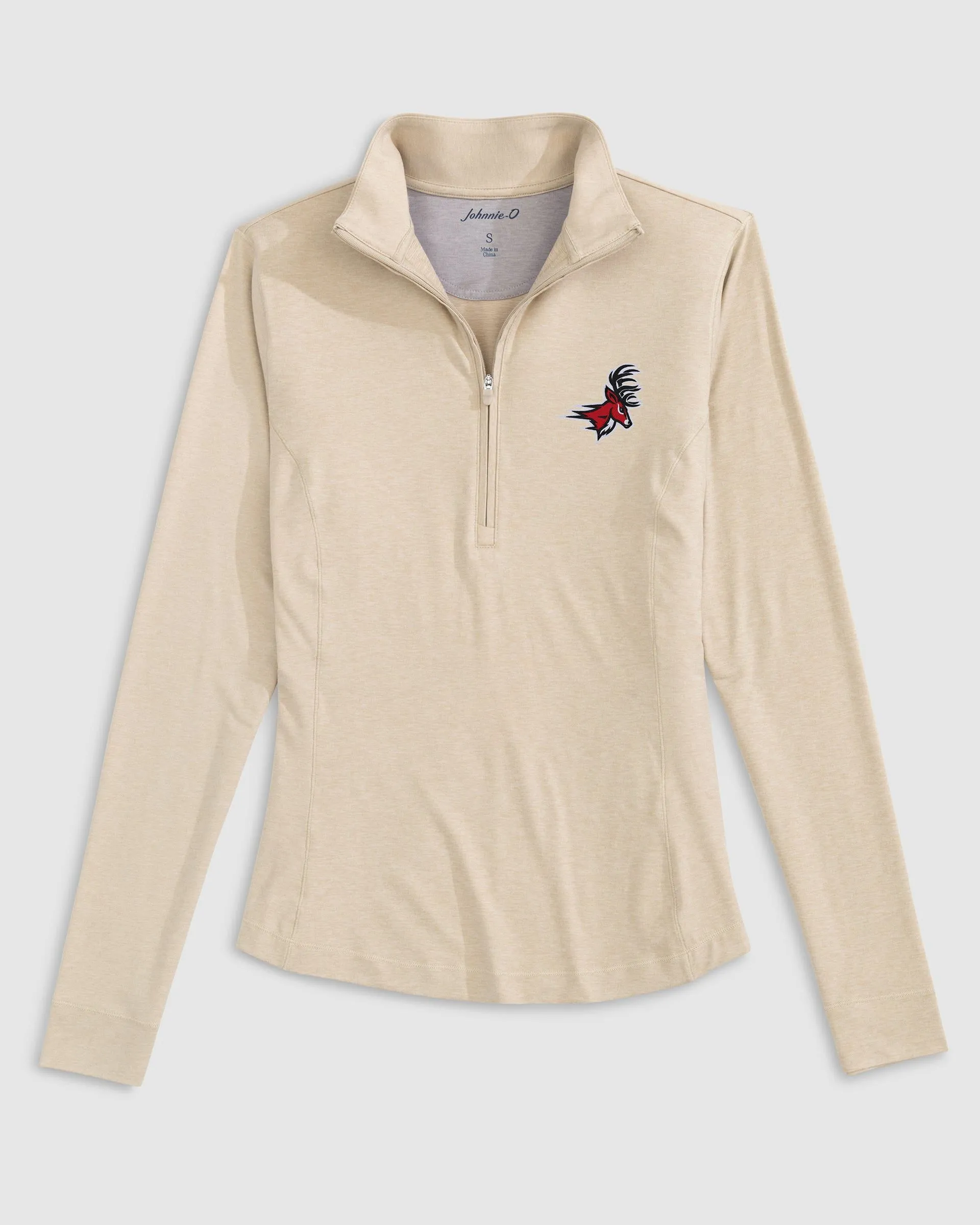 Women's Fairfield Susie Performance 1/4 Zip - Stag Logo sold by Johnnie-O product image thumbnail 3