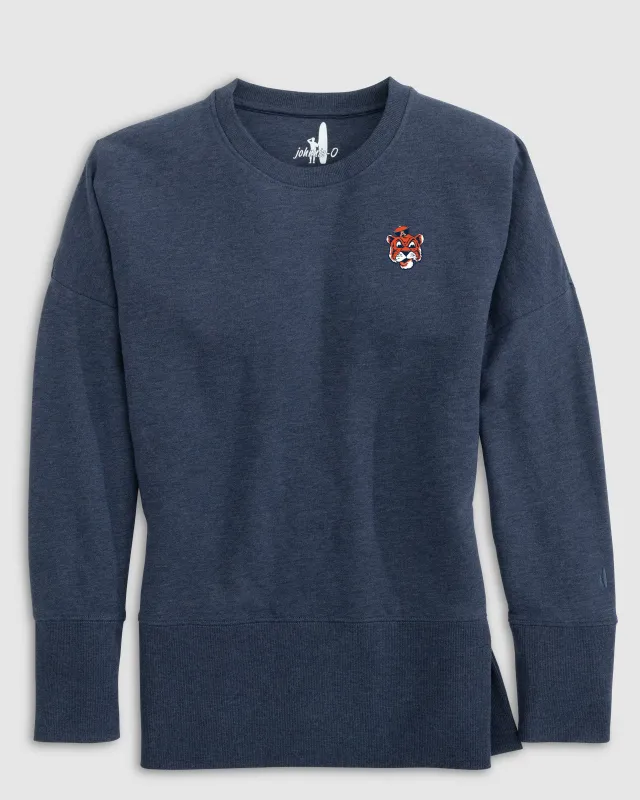 Women's Auburn Brittany Crewneck Sweatshirt - Vault Logo sold by Johnnie-O