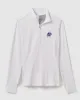 Women's Texas Christian Susie Performance 1/4 Zip - Vault Logo sold by Johnnie-O