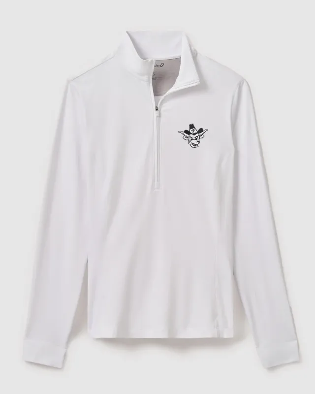 Women's Texas Susie Performance 1/4 Zip - Vault Logo sold by Johnnie-O