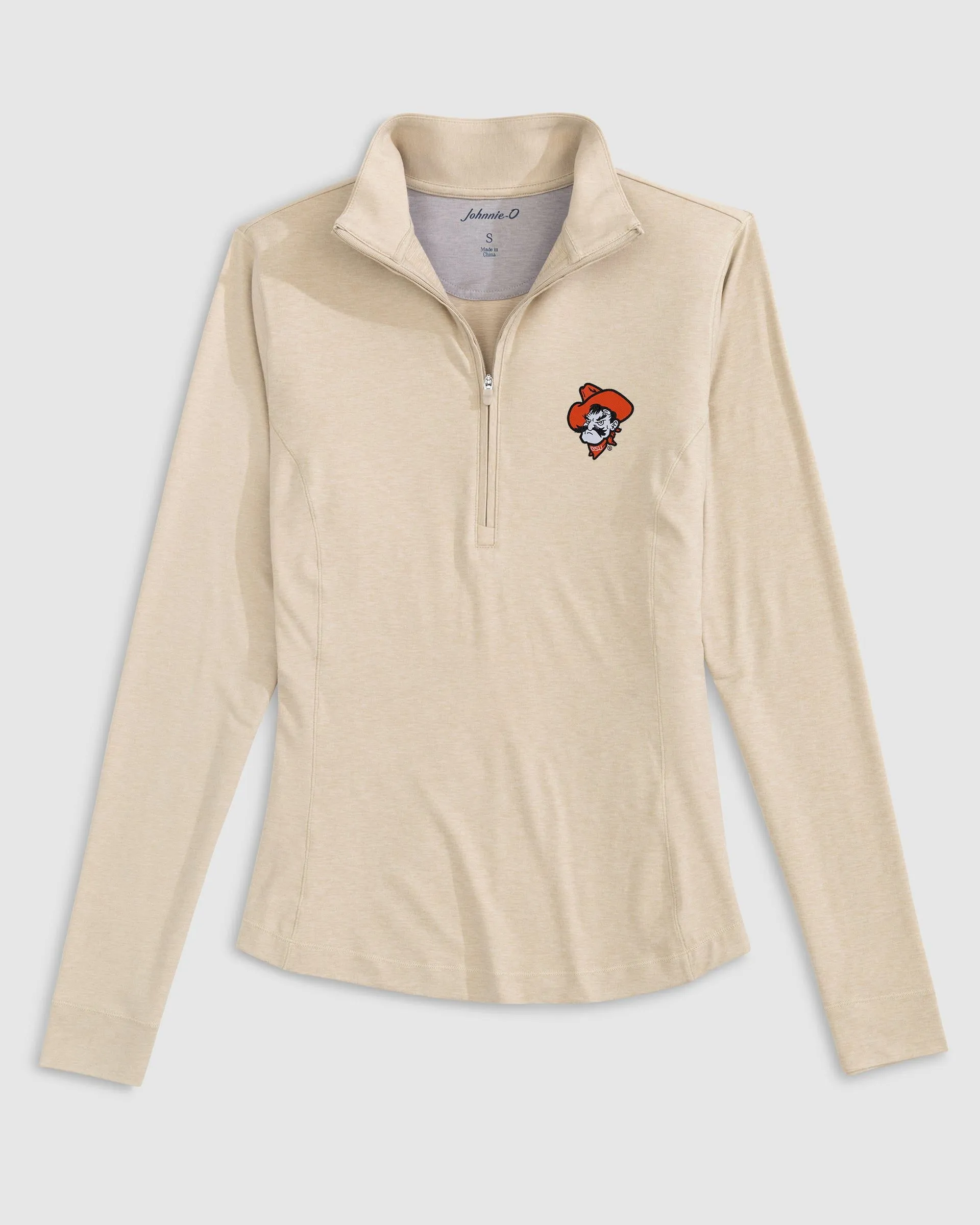 Women's Oklahoma State Susie Performance 1/4 Zip - Pistol Pete Logo sold by Johnnie-O product image thumbnail 2