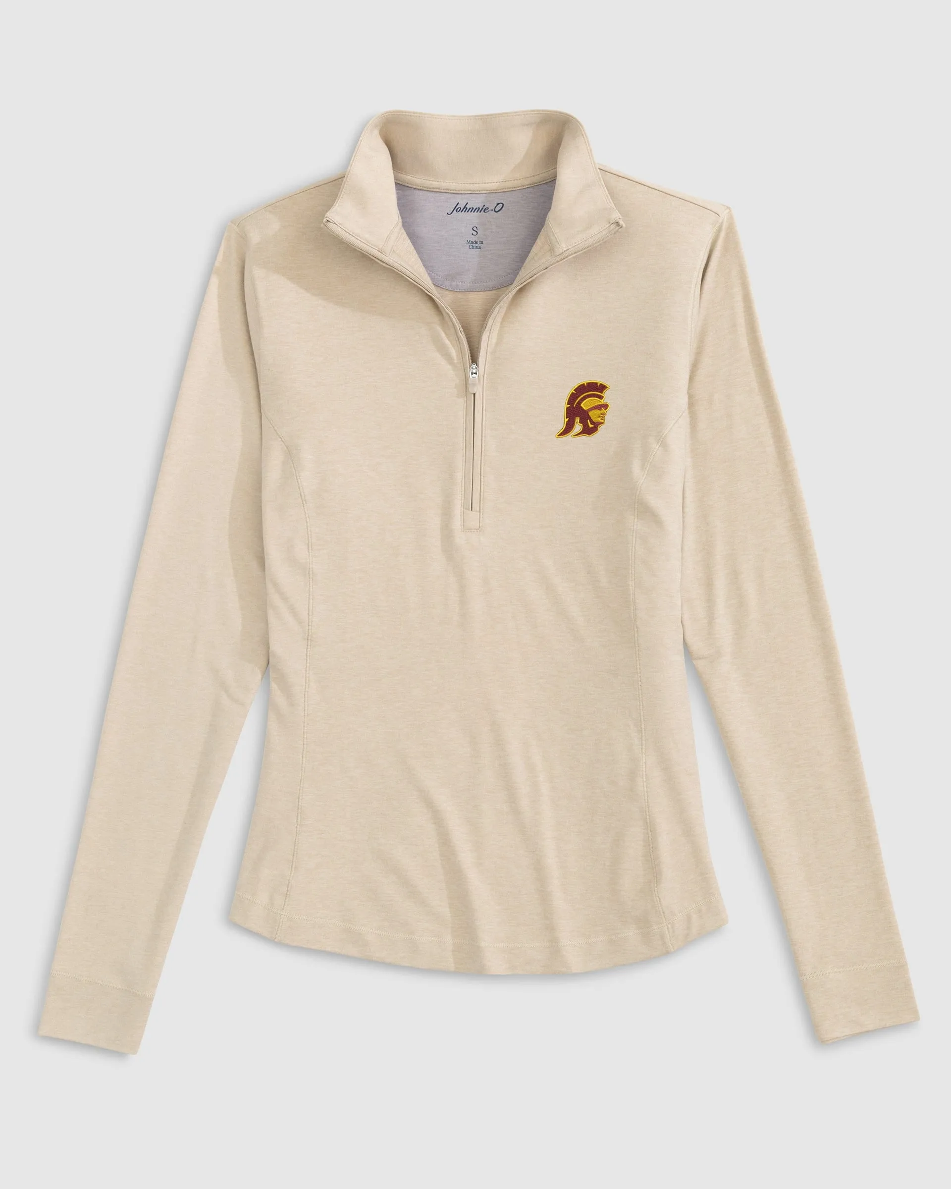 Women's Southern California Susie Performance 1/4 Zip - Trojan Logo sold by Johnnie-O product image thumbnail 2
