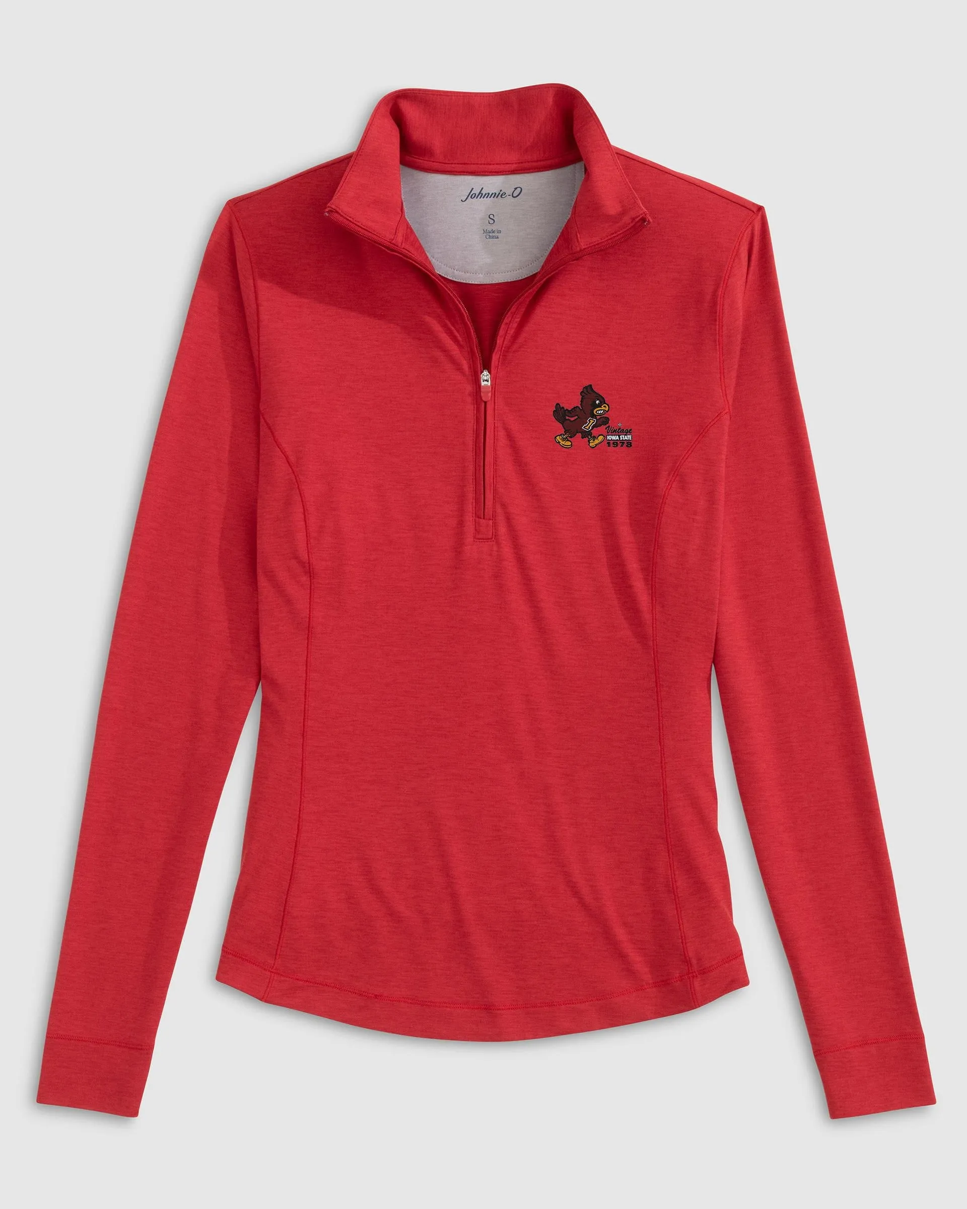 Women's Iowa State Susie Performance 1/4 Zip - Vault Logo sold by Johnnie-O product image thumbnail 3