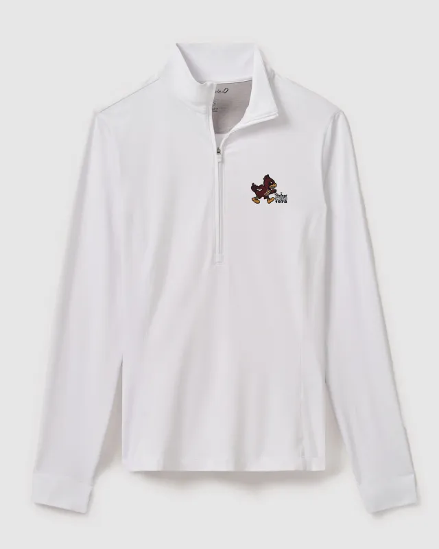 Women's Iowa State Susie Performance 1/4 Zip - Vault Logo sold by Johnnie-O