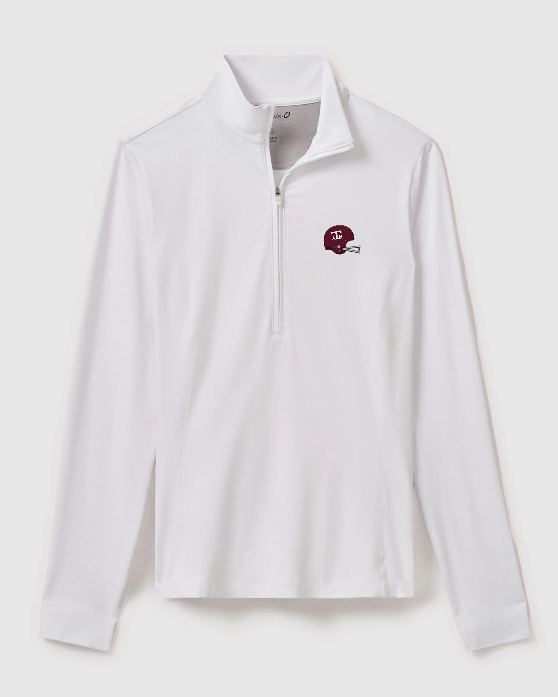 Women's Texas A&M Susie Performance 1/4 Zip - Vault Logo sold by Johnnie-O