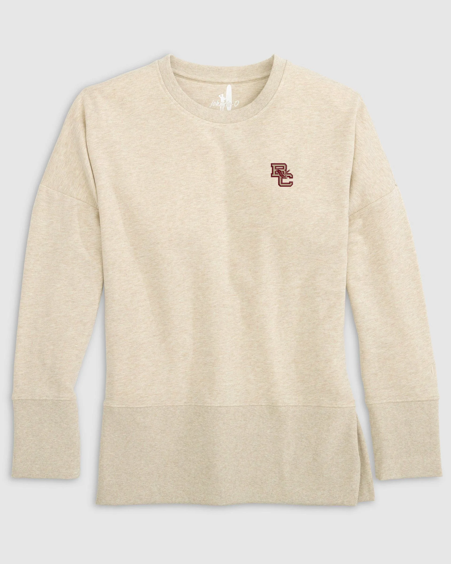 Women's Boston College Brittany Crewneck Sweatshirt - Heritage Logo sold by Johnnie-O