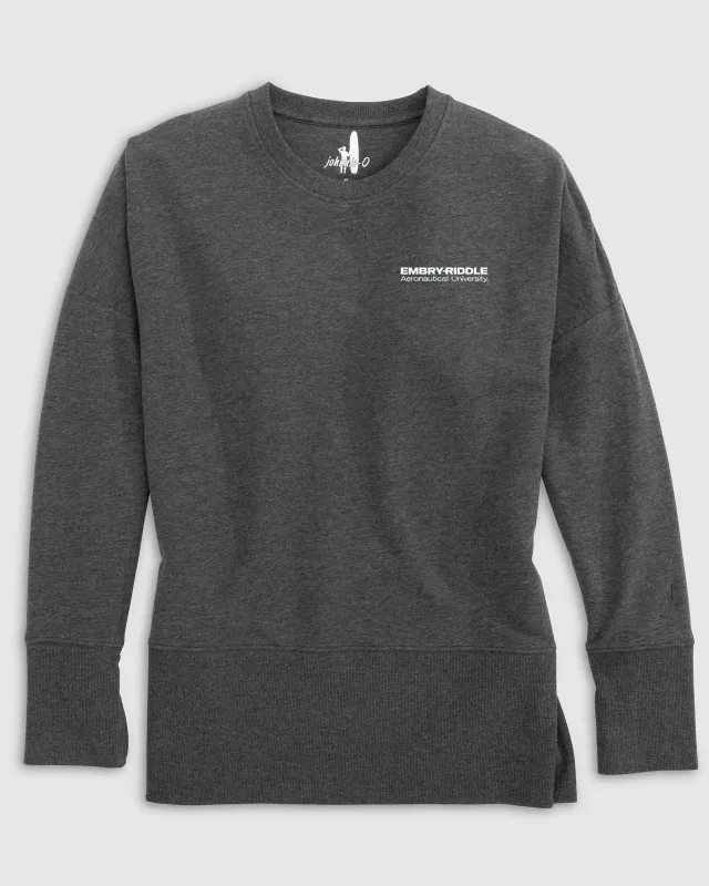 Women's Embry Riddle Brittany Crewneck Sweatshirt sold by Johnnie-O
