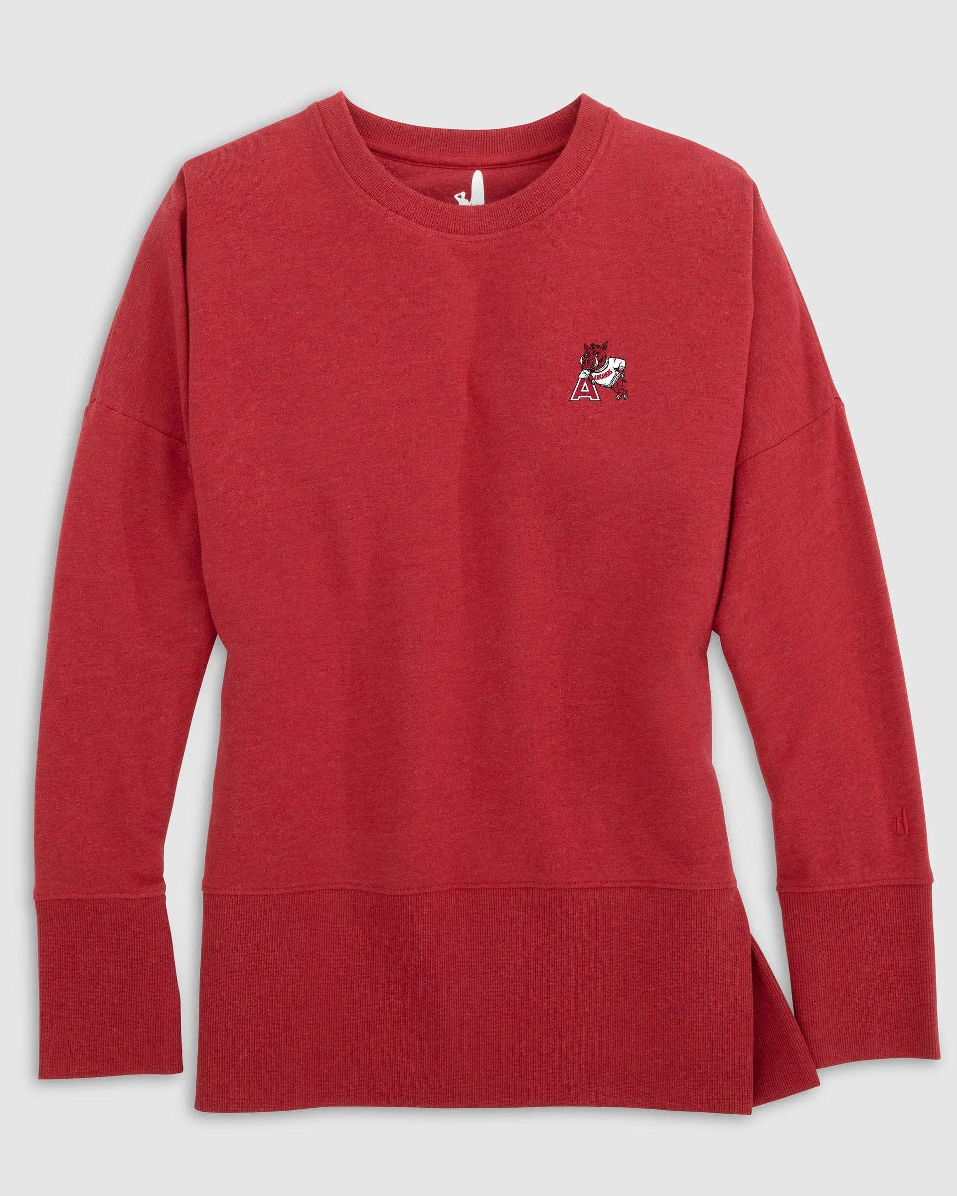 Women's University of Arkansas Brittany Crewneck Sweatshirt - Vault Logo sold by Johnnie-O product image thumbnail 2