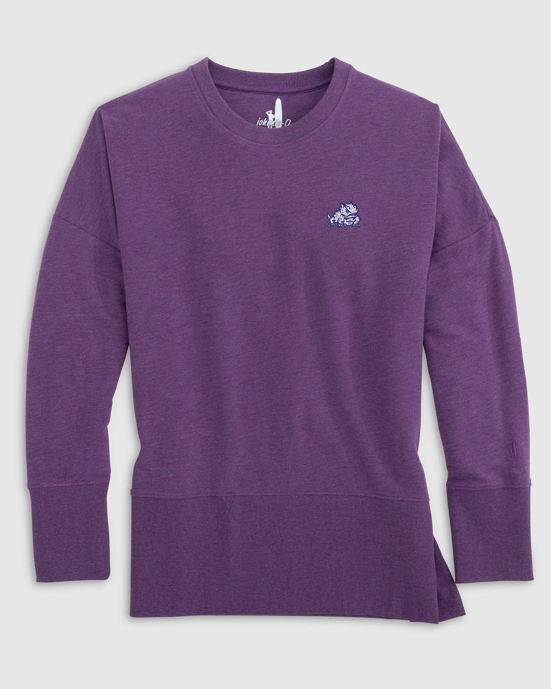 Women's Texas Christian Brittany Crewneck Sweatshirt sold by Johnnie-O