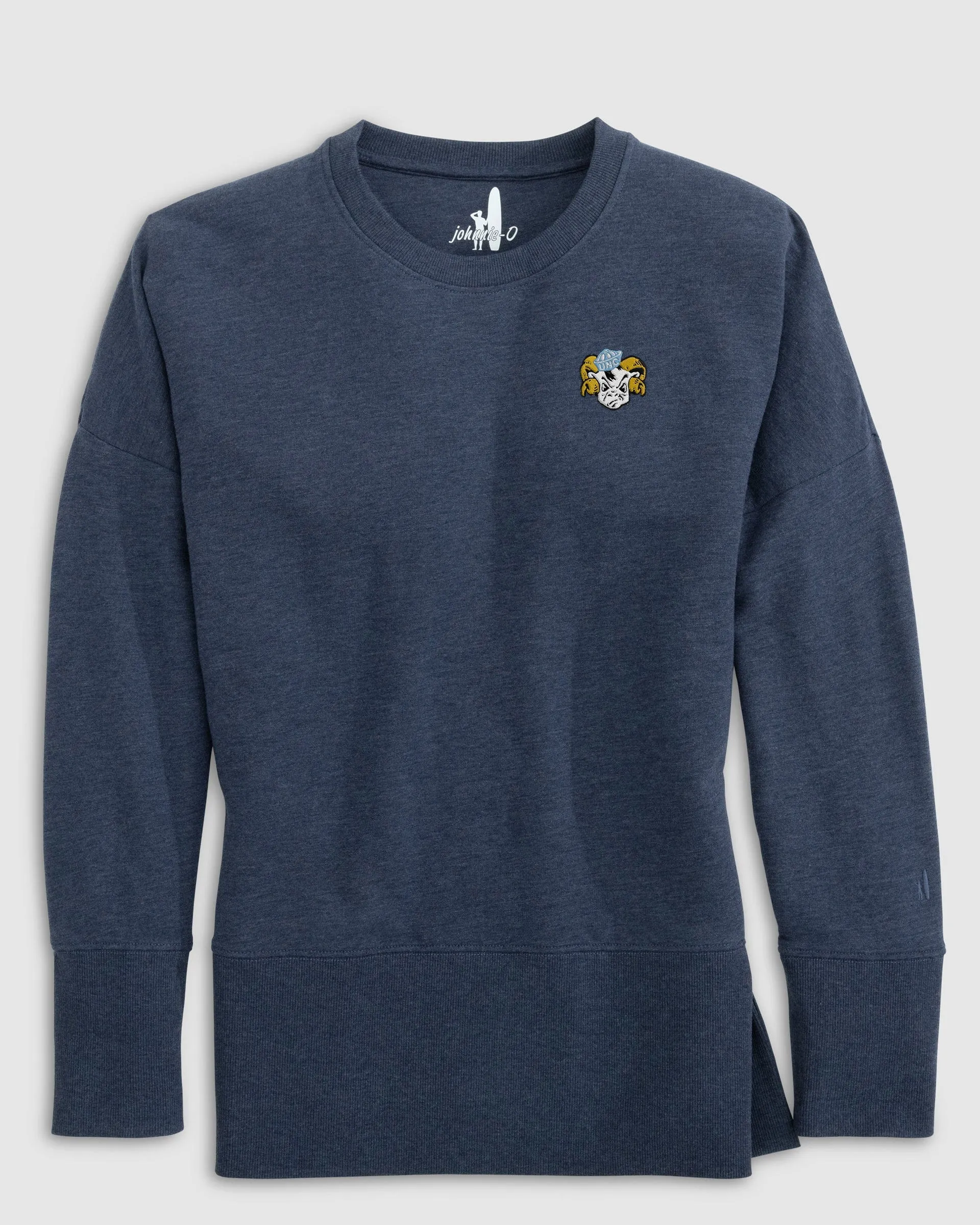 Women's University of North Carolina Brittany Crewneck Sweatshirt - Vault Logo sold by Johnnie-O