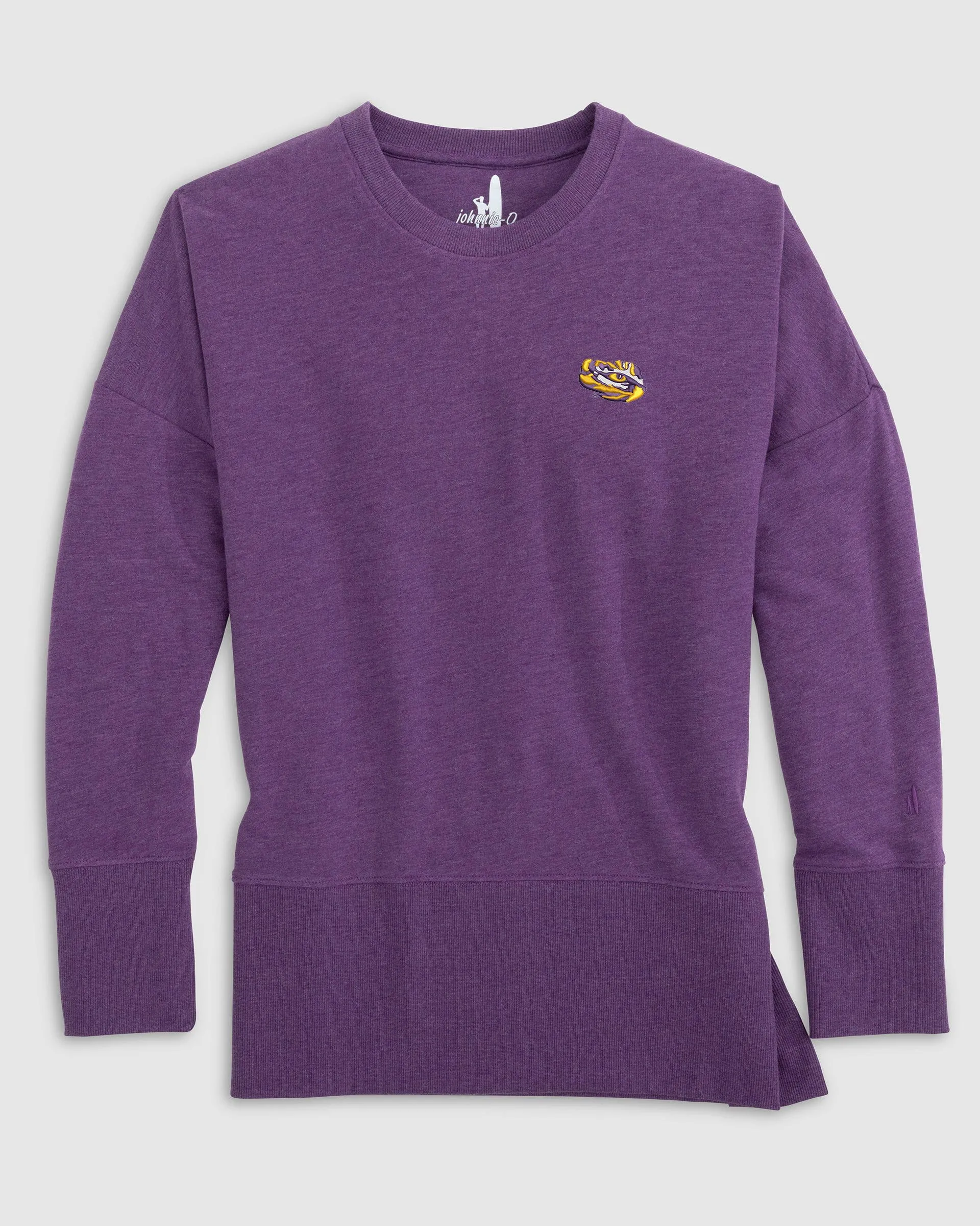 Women's Louisiana State Brittany Crewneck Sweatshirt - Tiger Eye Logo sold by Johnnie-O product image thumbnail 3