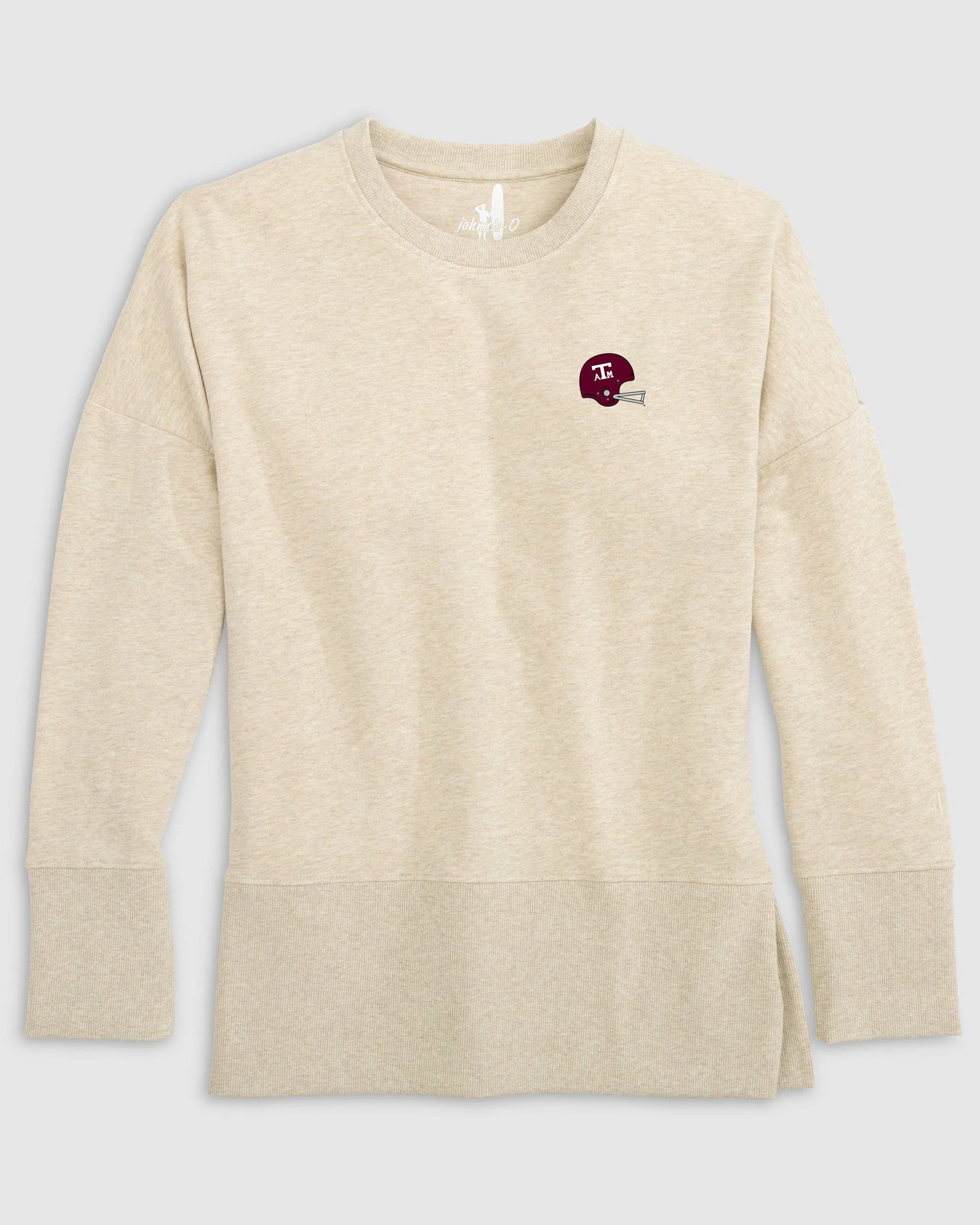 Women's Texas A&M Brittany Crewneck Sweatshirt - Helmet Logo sold by Johnnie-O product image thumbnail 2
