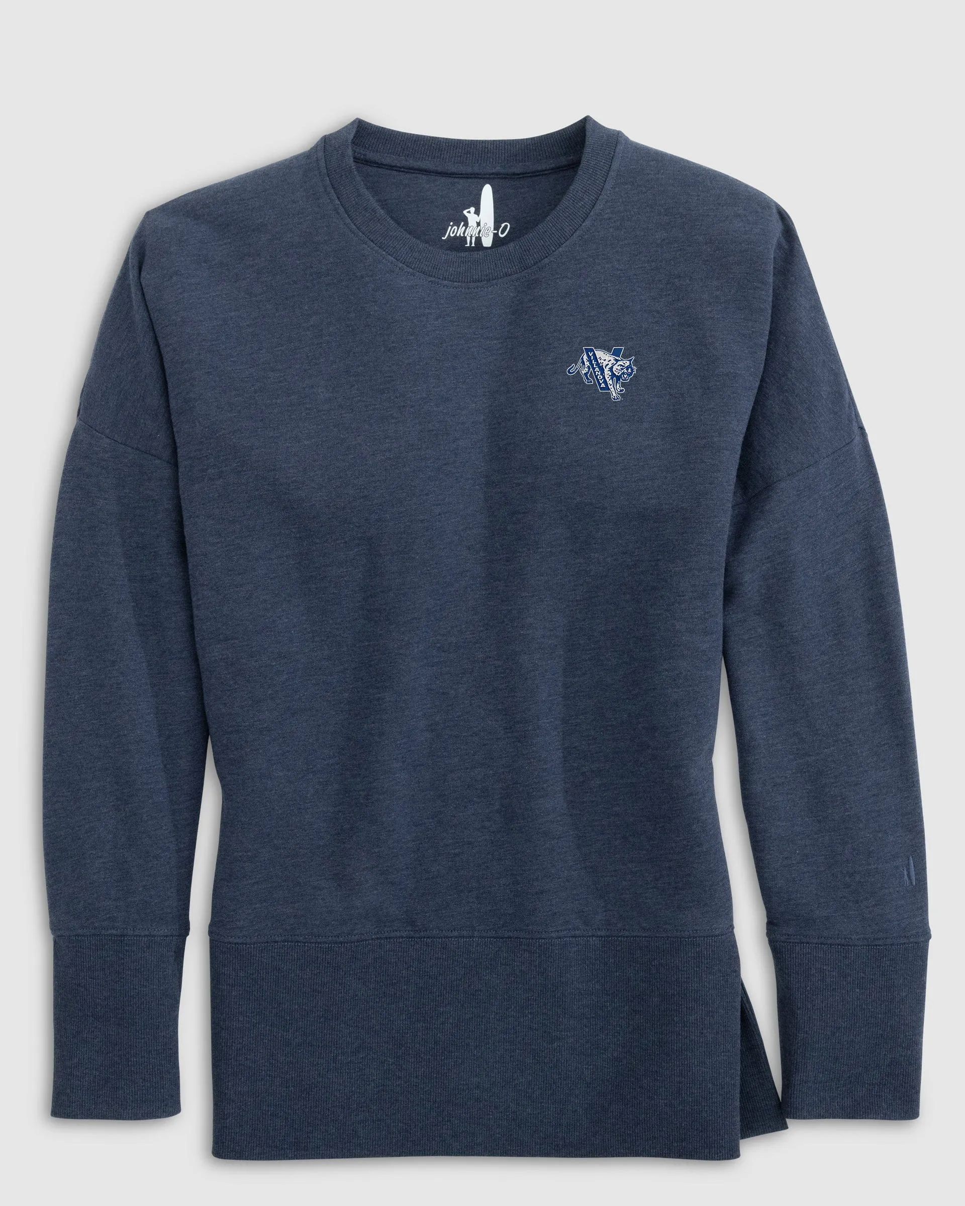 Women's Villanova Brittany Crewneck Sweatshirt - Vault Logo sold by Johnnie-O