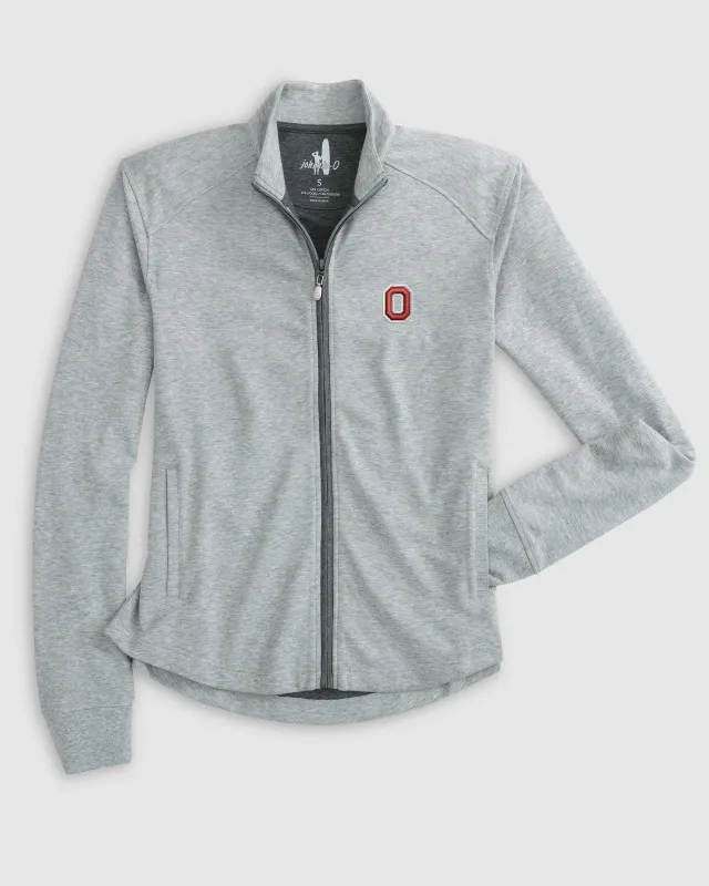 Women's Ohio Tomi Full Zip Jacket - O Logo sold by Johnnie-O