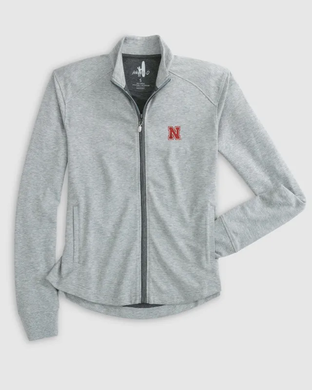 Women's Nebraska Tomi Full Zip Jacket sold by Johnnie-O
