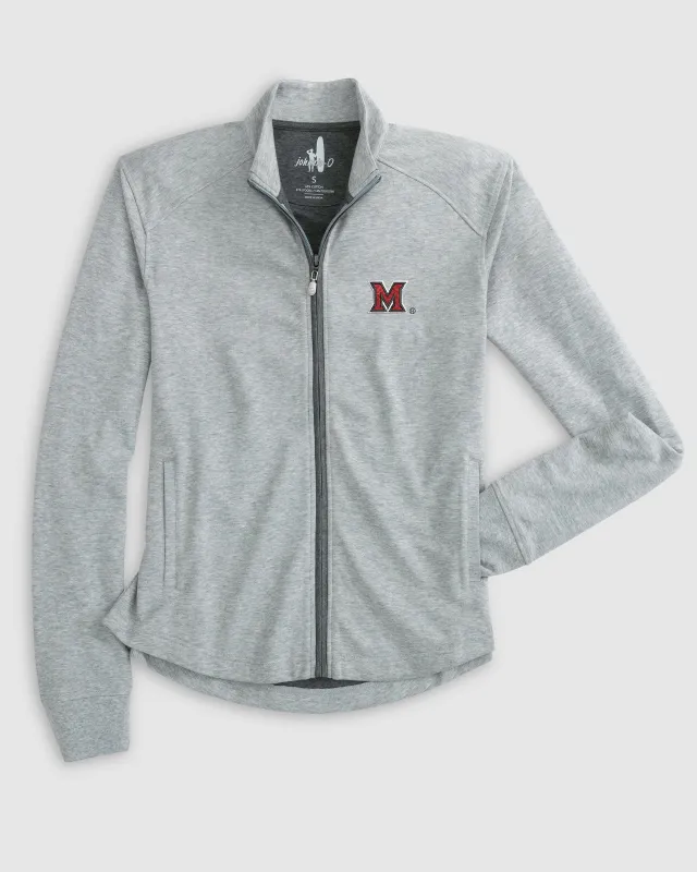 Women's Miami Ohio Tomi Full Zip Jacket sold by Johnnie-O