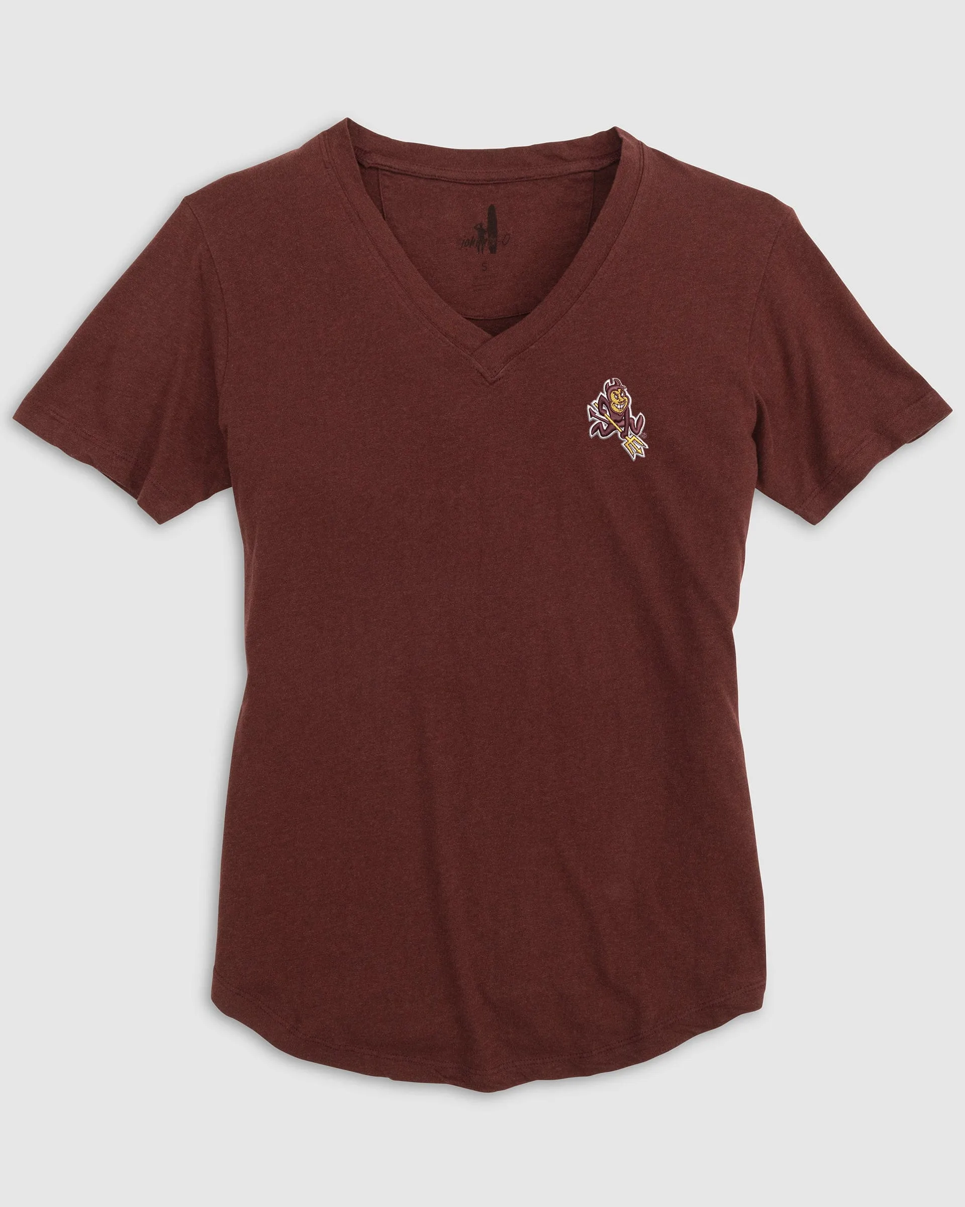 Women's Arizona State Merediths V-Neck T-Shirt - Sparky Logo sold by Johnnie-O product image thumbnail 3