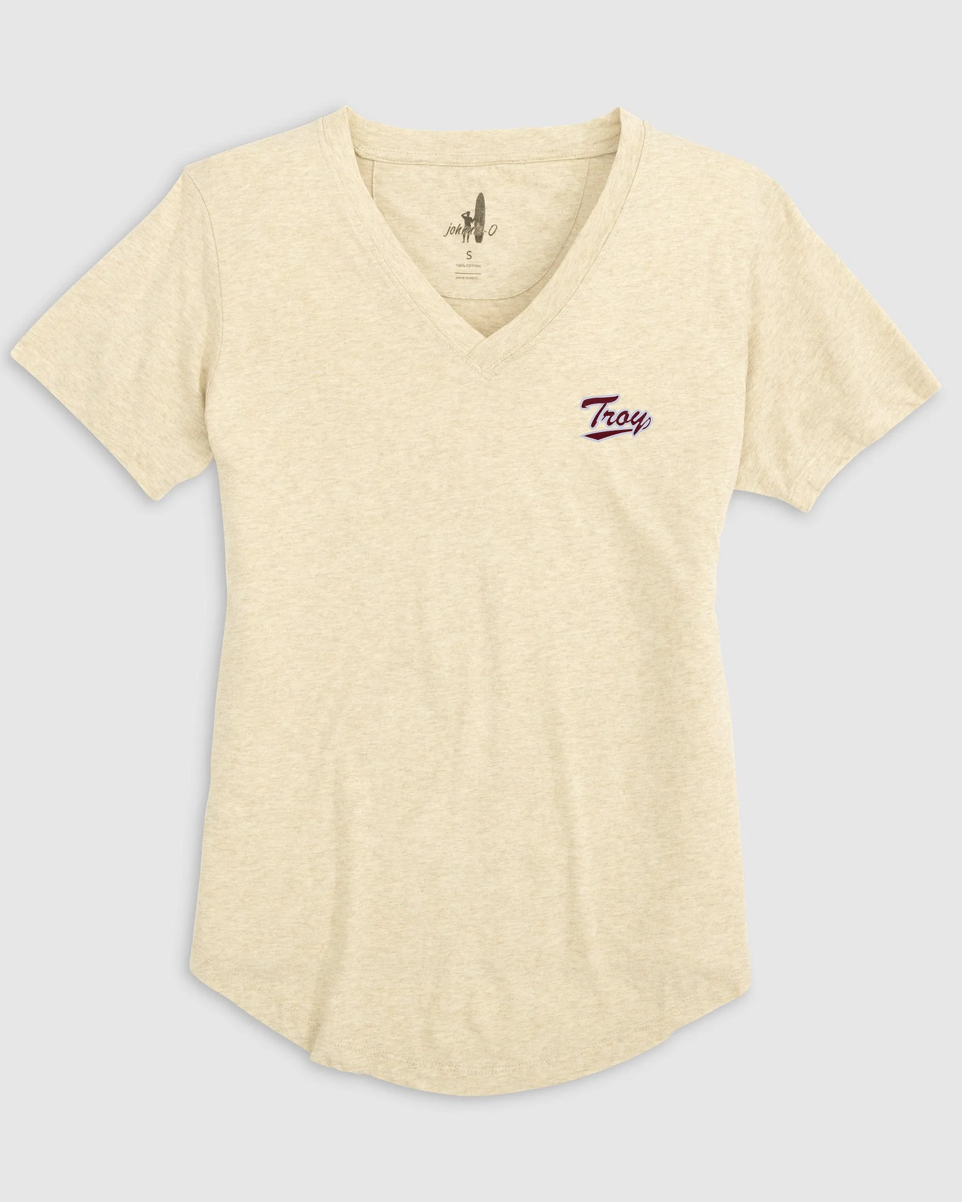 Women's Troy Merediths V-Neck T-Shirt - Script Logo sold by Johnnie-O product image thumbnail 2