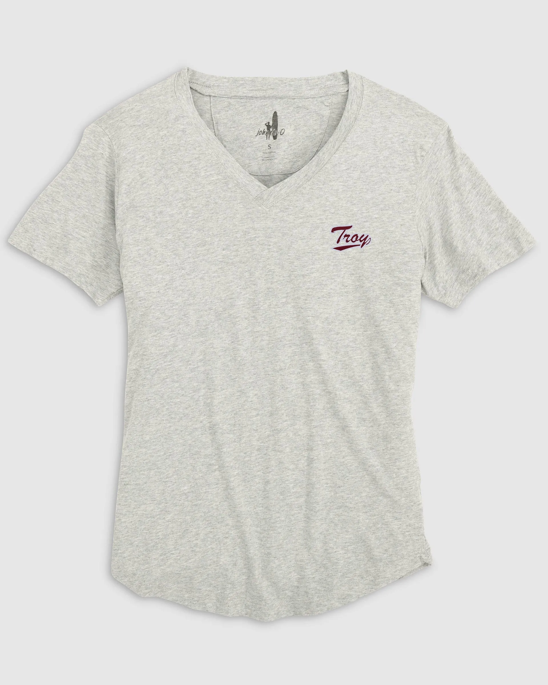 Women's Troy Merediths V-Neck T-Shirt - Script Logo sold by Johnnie-O product image thumbnail 4