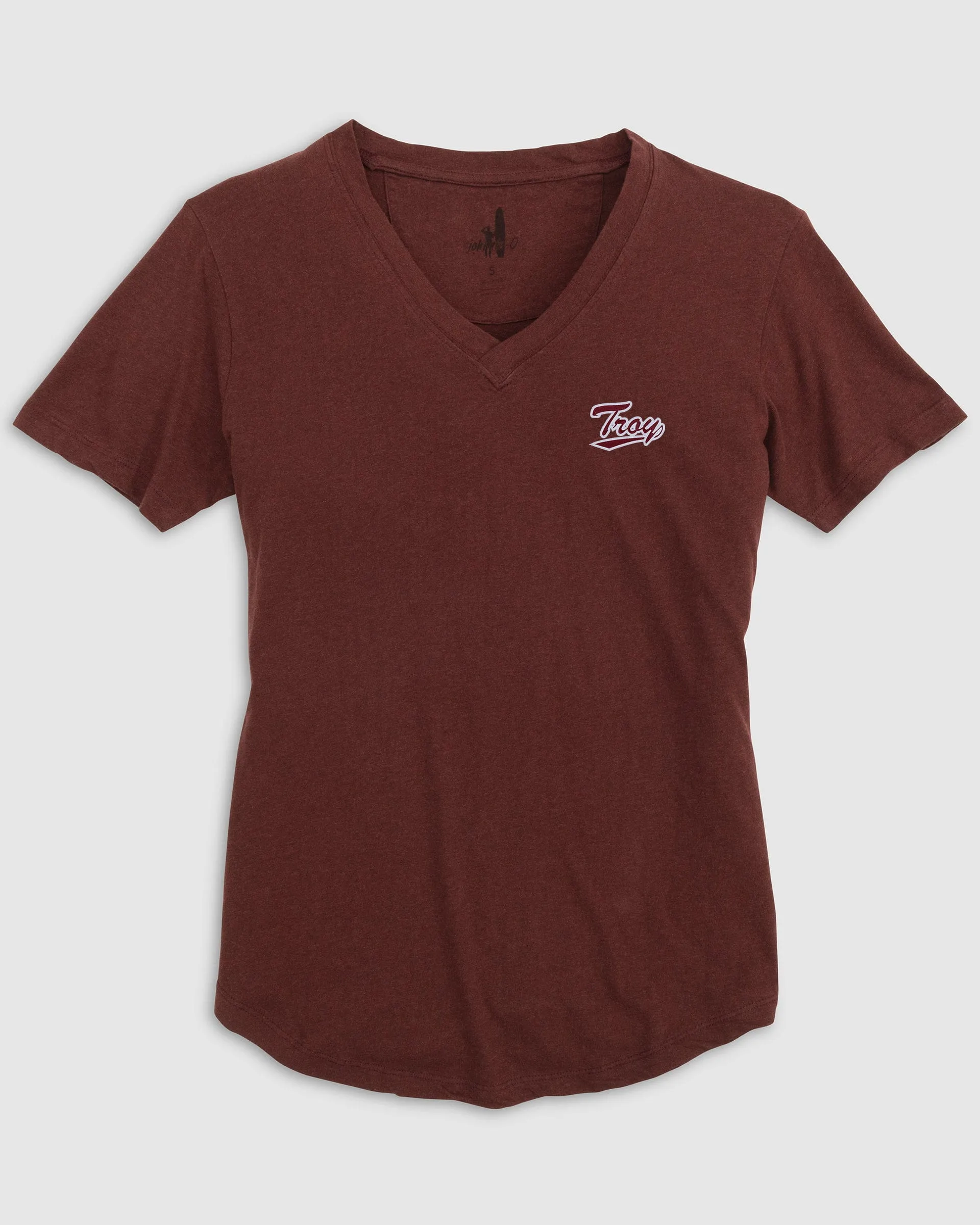 Women's Troy Merediths V-Neck T-Shirt - Script Logo sold by Johnnie-O product image thumbnail 3
