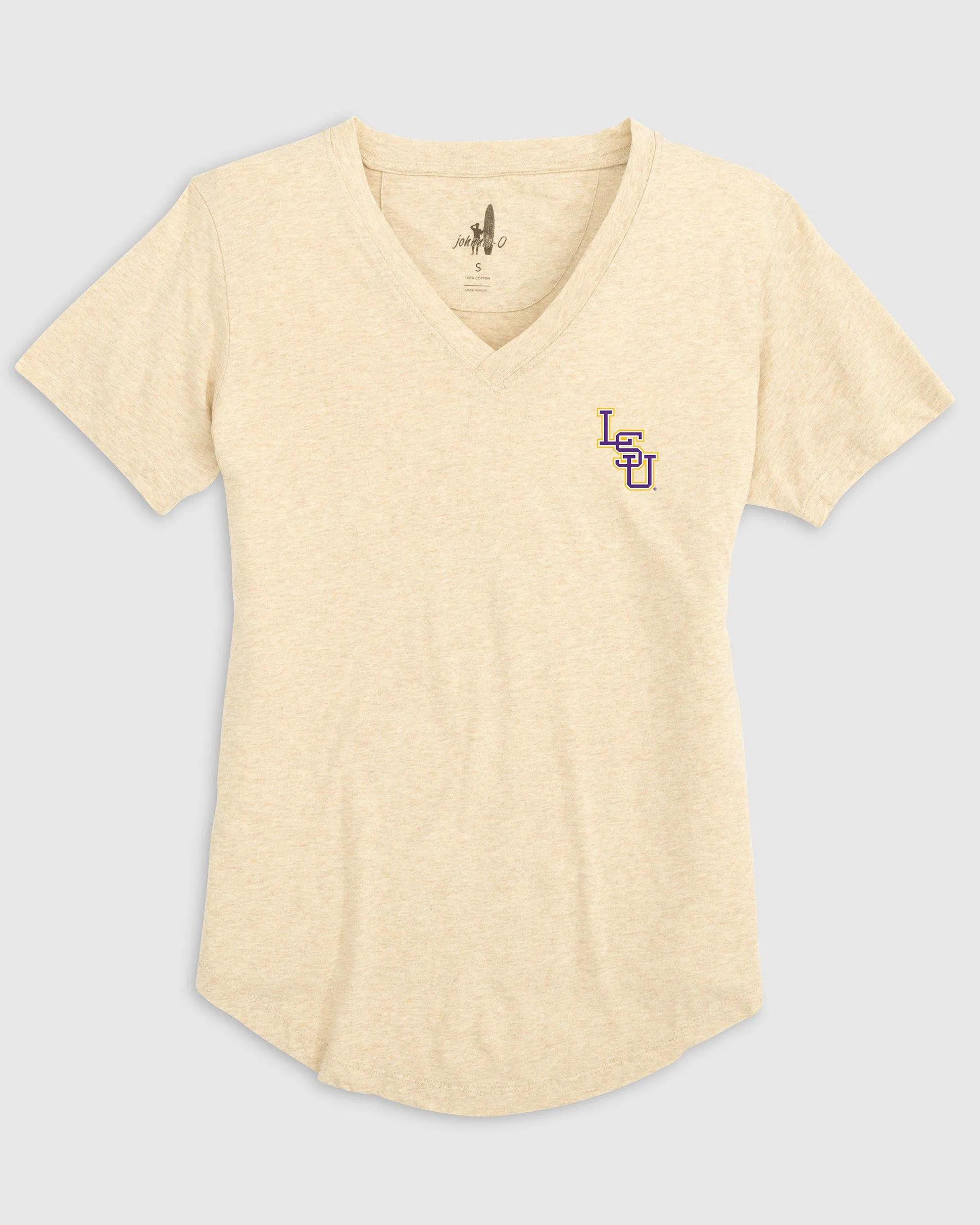 Women's Louisiana State Merediths V-Neck T-Shirt - Baseball Logo sold by Johnnie-O product image thumbnail 2