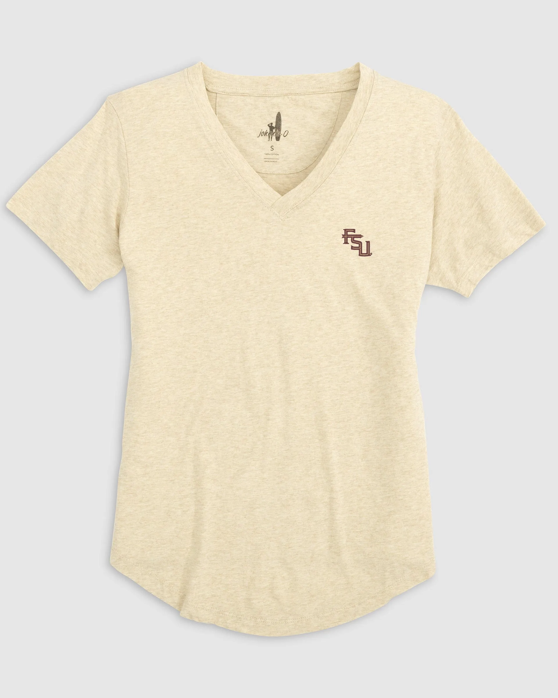 Women's Florida State Merediths V-Neck T-Shirt - Stacked Logo sold by Johnnie-O product image thumbnail 2
