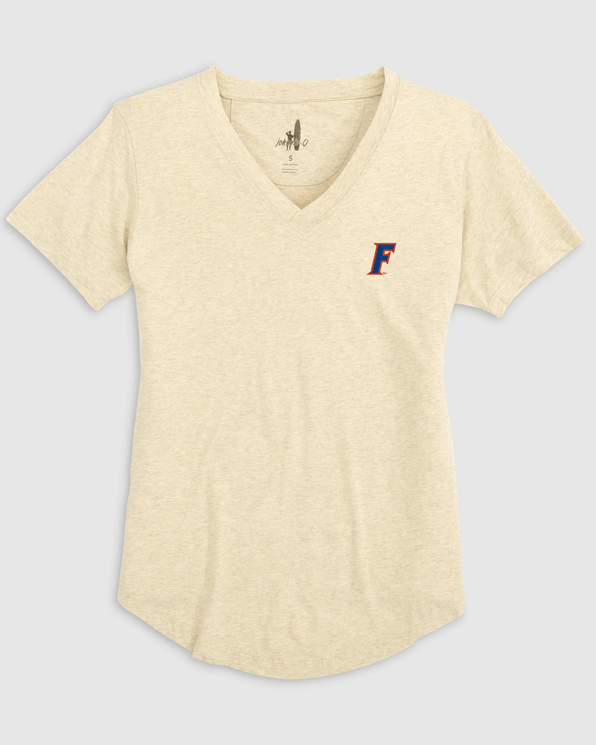 Women's Florida Merediths V-Neck T-Shirt - F Logo sold by Johnnie-O product image thumbnail 3
