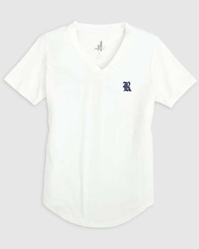 Women's Rice Merediths V-Neck T-Shirt sold by Johnnie-O