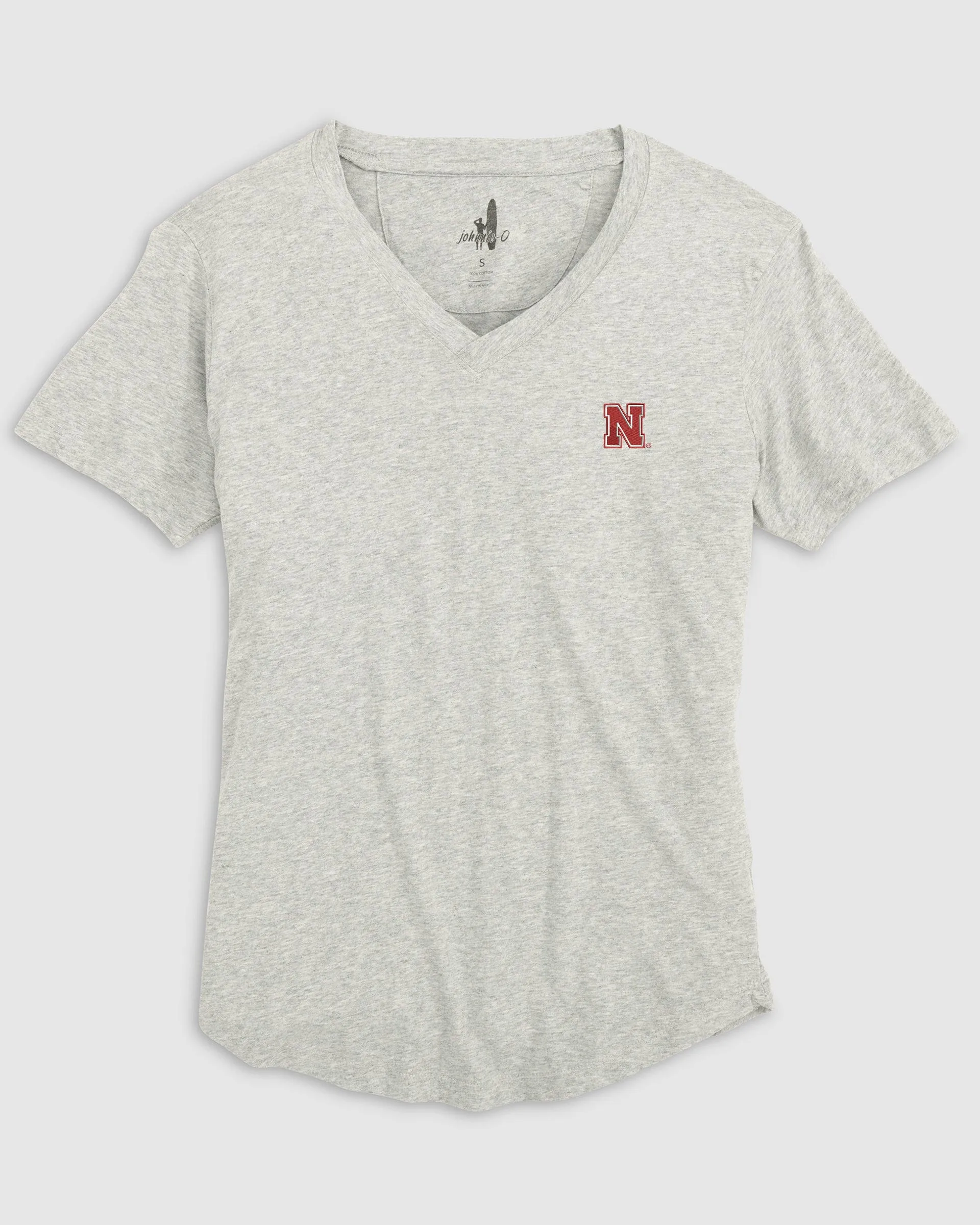 Women's Nebraska Merediths V-Neck T-Shirt sold by Johnnie-O product image thumbnail 4