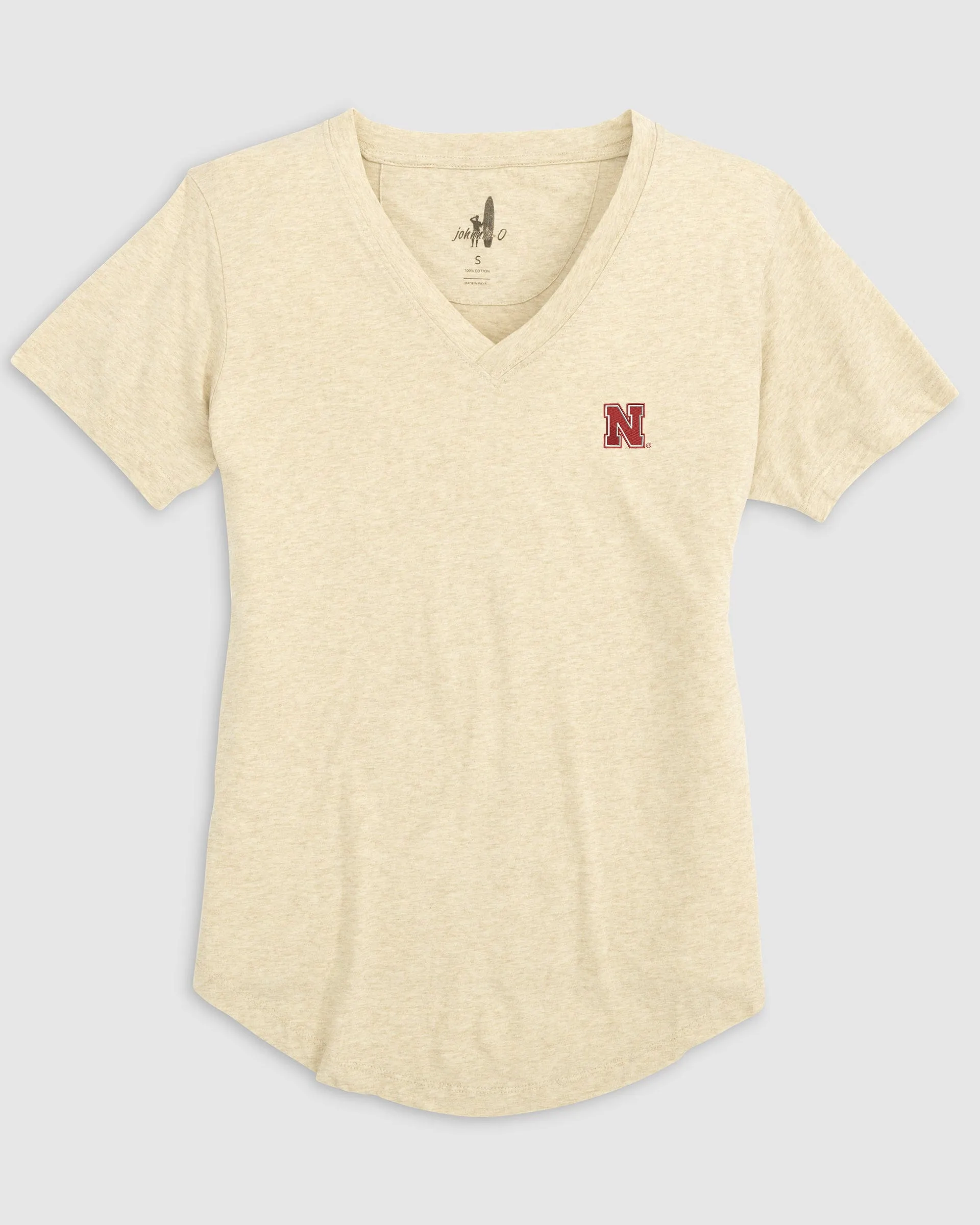 Women's Nebraska Merediths V-Neck T-Shirt sold by Johnnie-O product image thumbnail 3