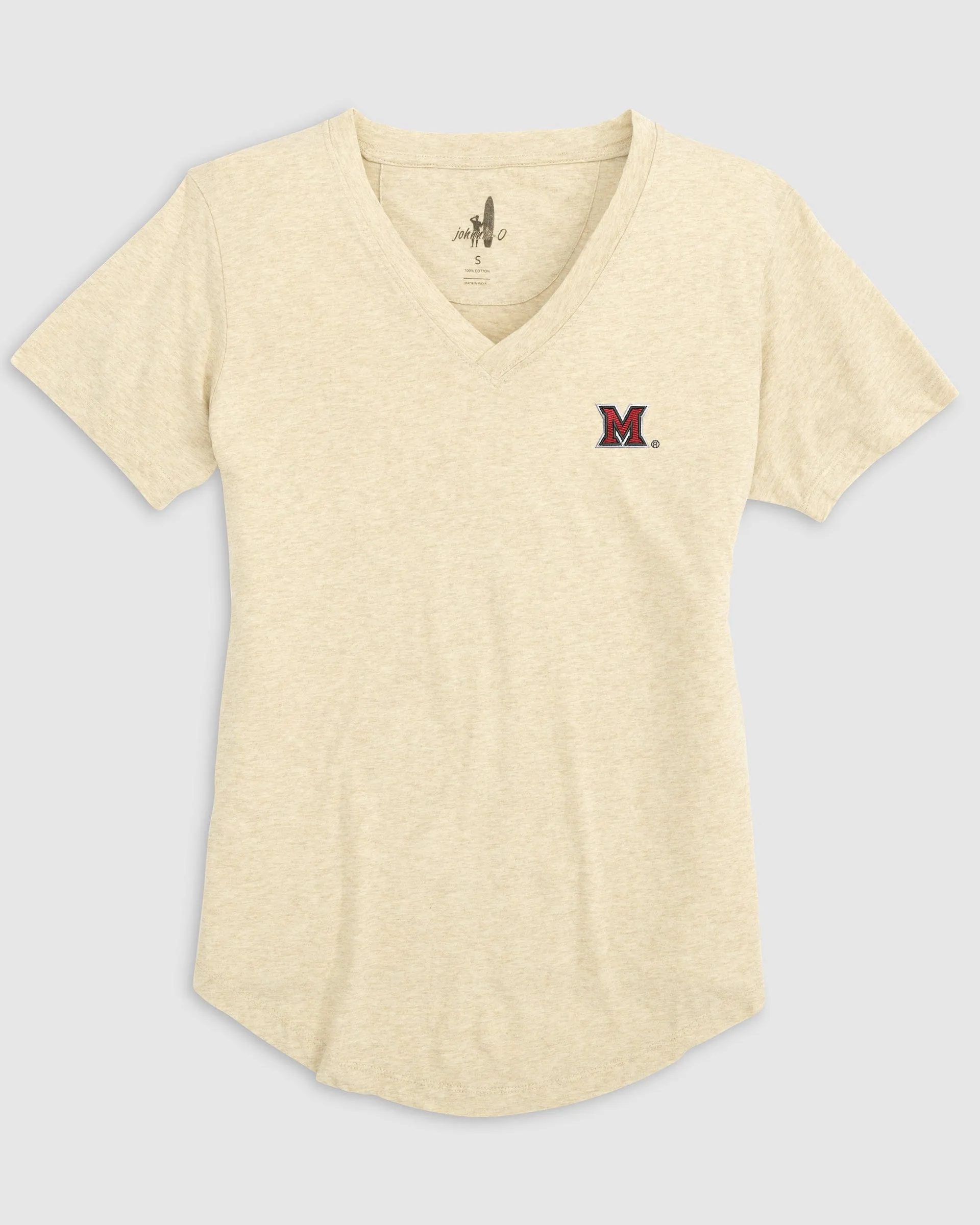 Women's Miami Ohio Merediths V-Neck T-Shirt sold by Johnnie-O product image thumbnail 3