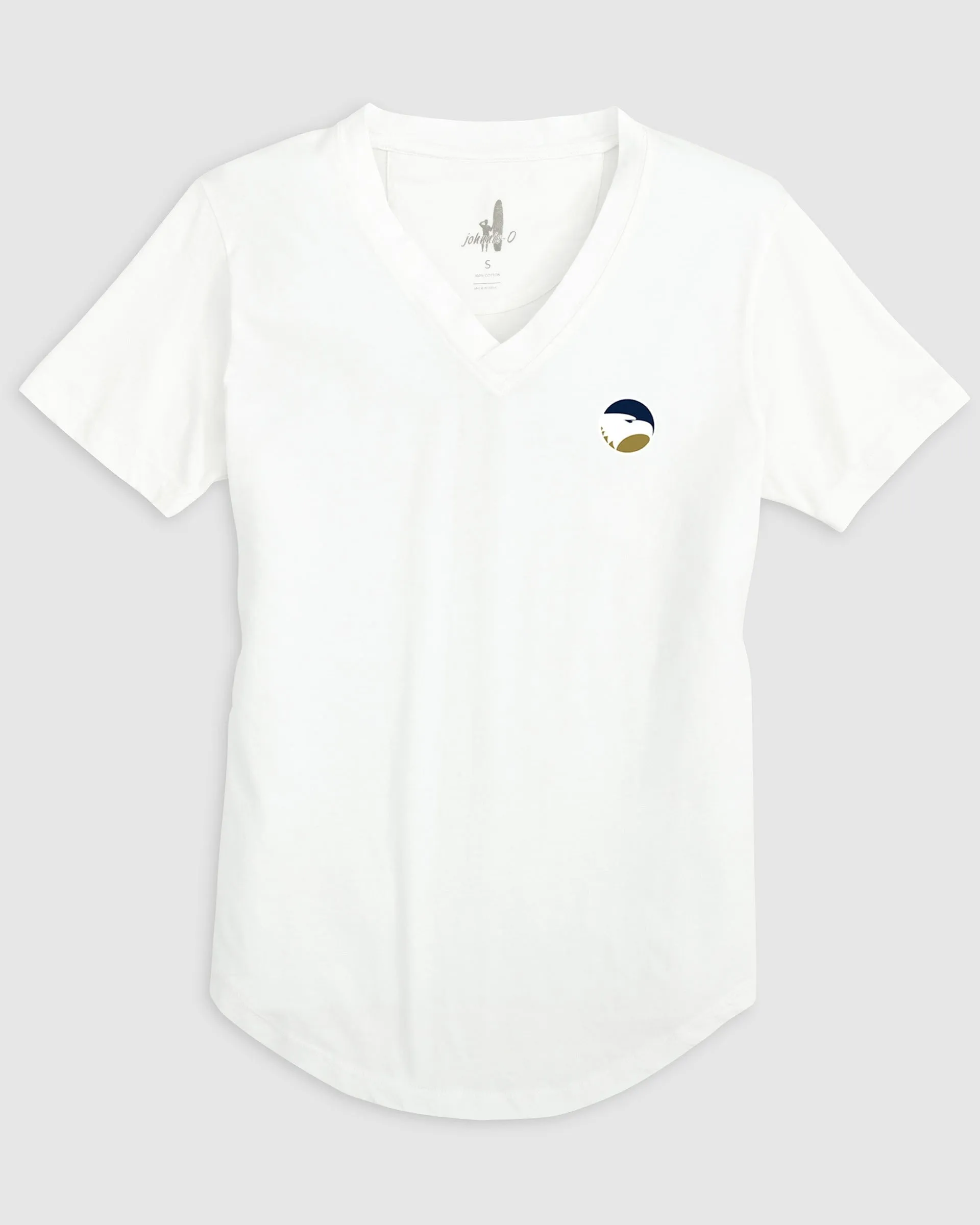 Women's Georgia Southern Merediths V-Neck T-Shirt sold by Johnnie-O