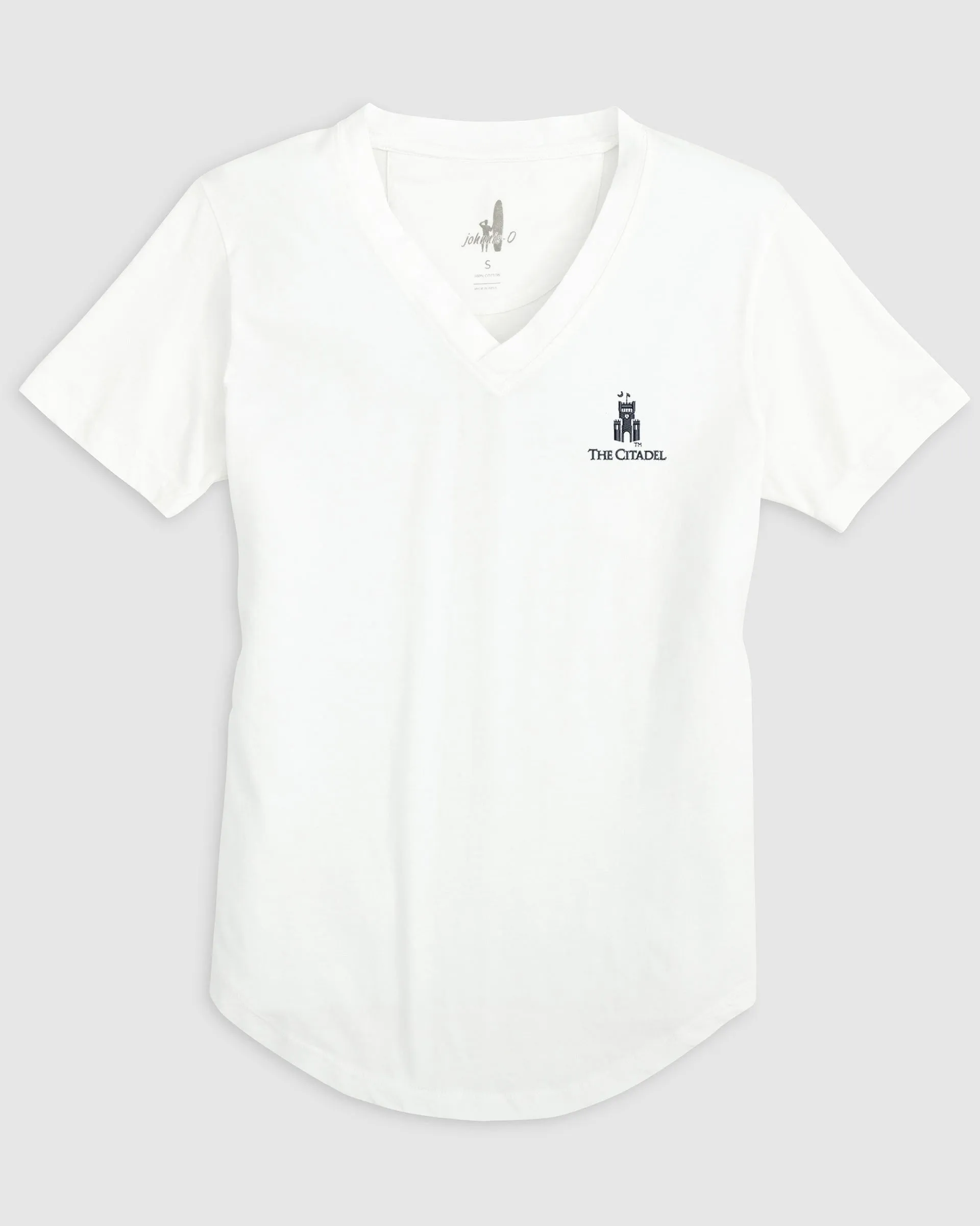 Women's The Citadel Merediths V-Neck T-Shirt sold by Johnnie-O
