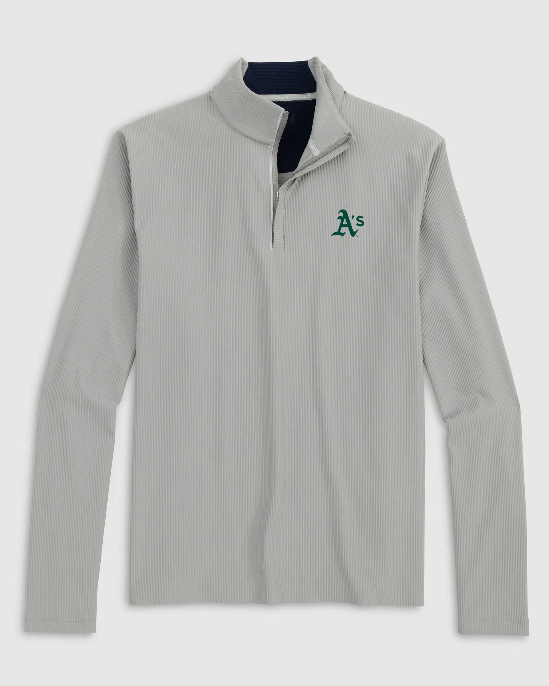Oakland Athletics Hoppin Performance 1/4 Zip sold by Johnnie-O