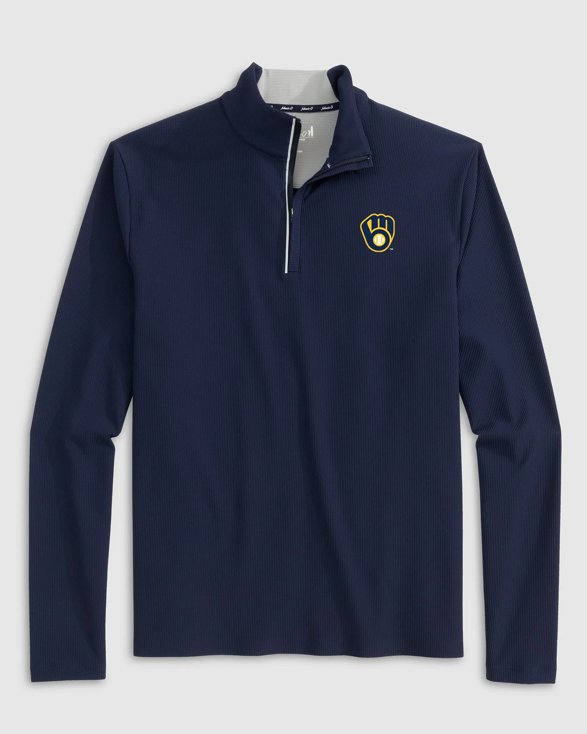 Milwaukee Brewers Hoppin Performance 1/4 Zip sold by Johnnie-O