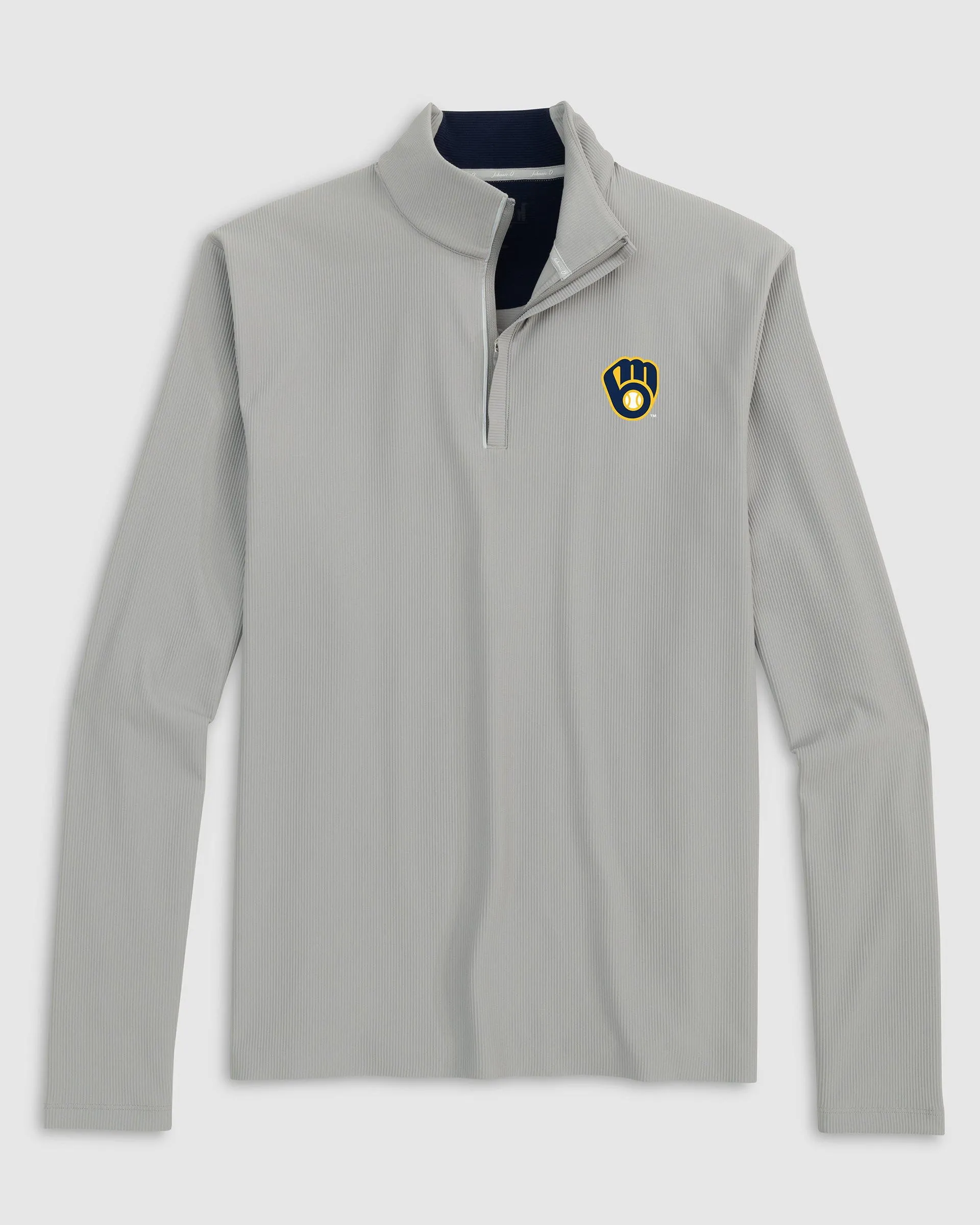 Milwaukee Brewers Hoppin Performance 1/4 Zip sold by Johnnie-O product image thumbnail 2