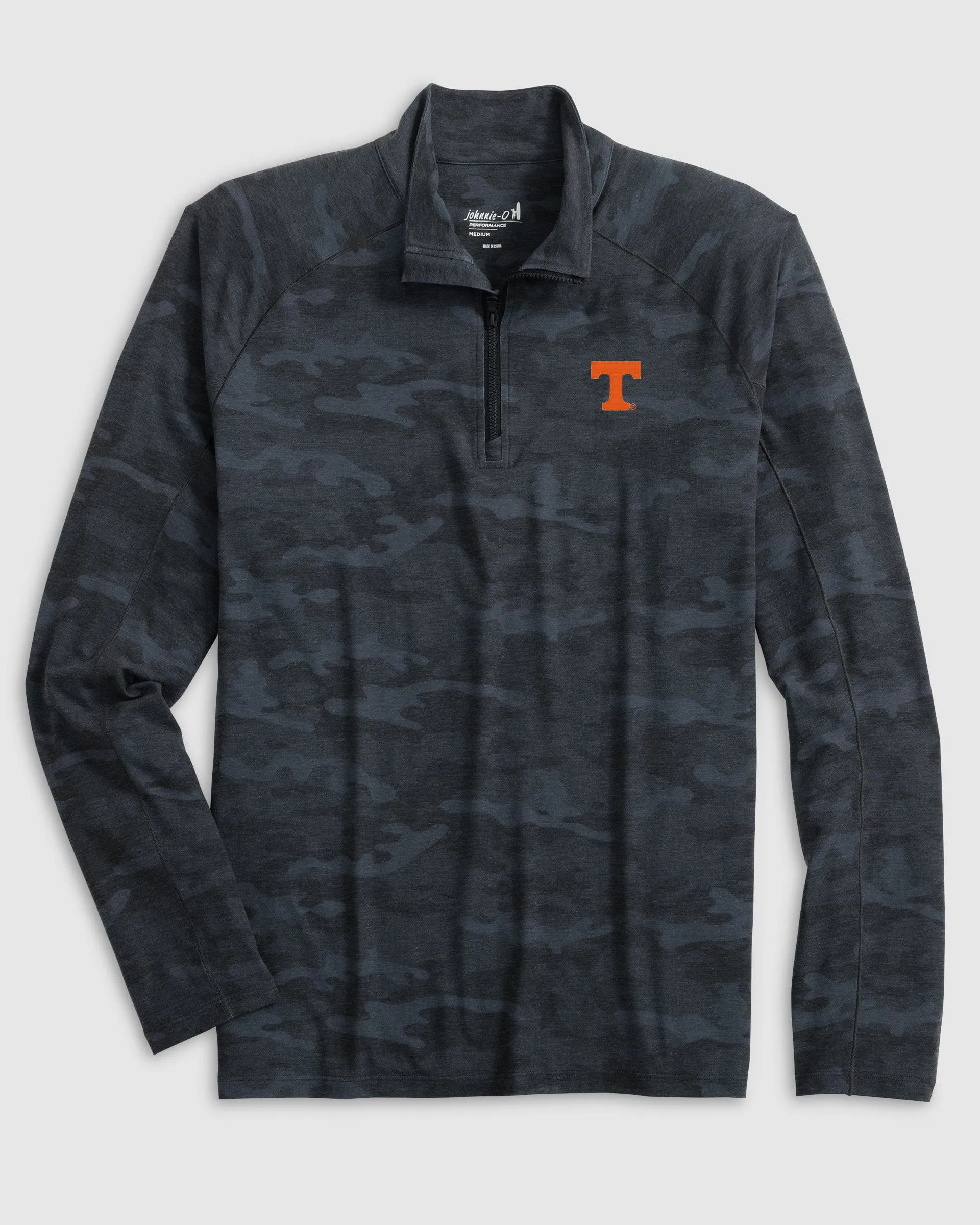 Tennessee Patton Performance Camo 1/4 Zip sold by Johnnie-O